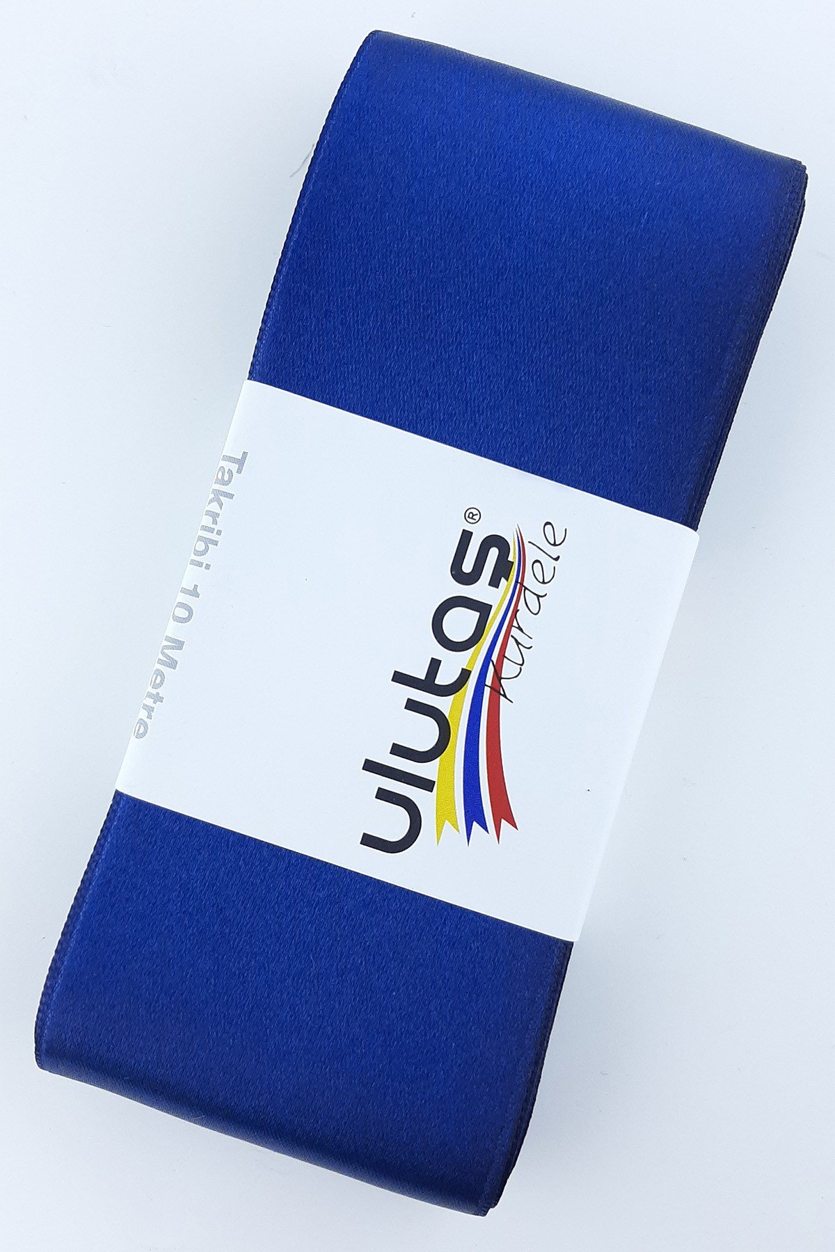 Lacivert Saten Kurdele 6 cm 10 Mt