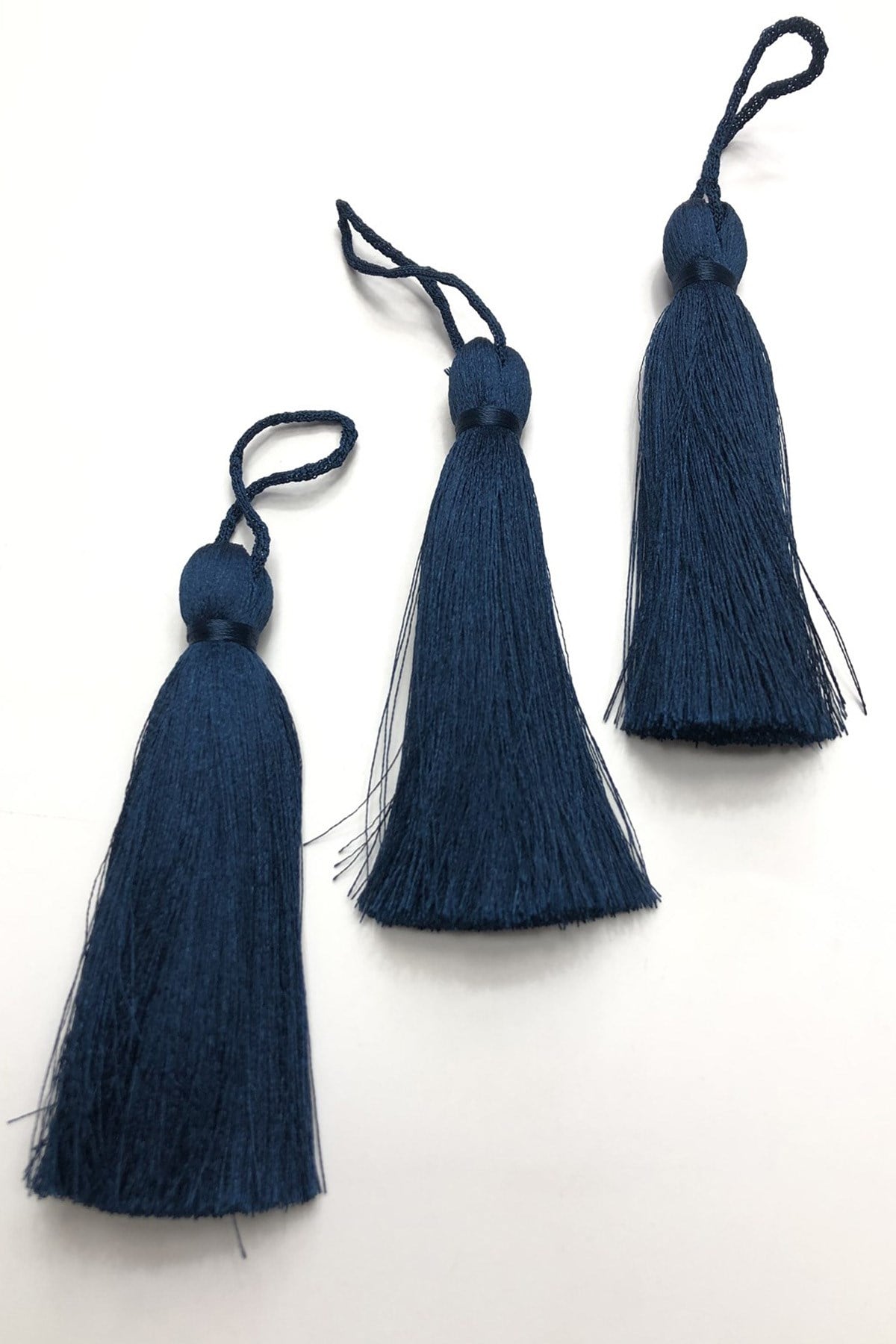 Navy Blue Single Tassel 10 cm (1 piece)