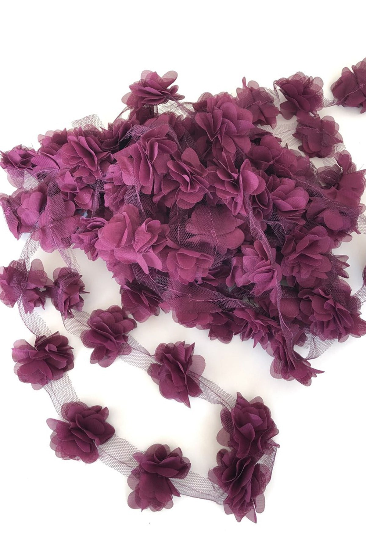 Lazer Kesim Çiçek Şerit