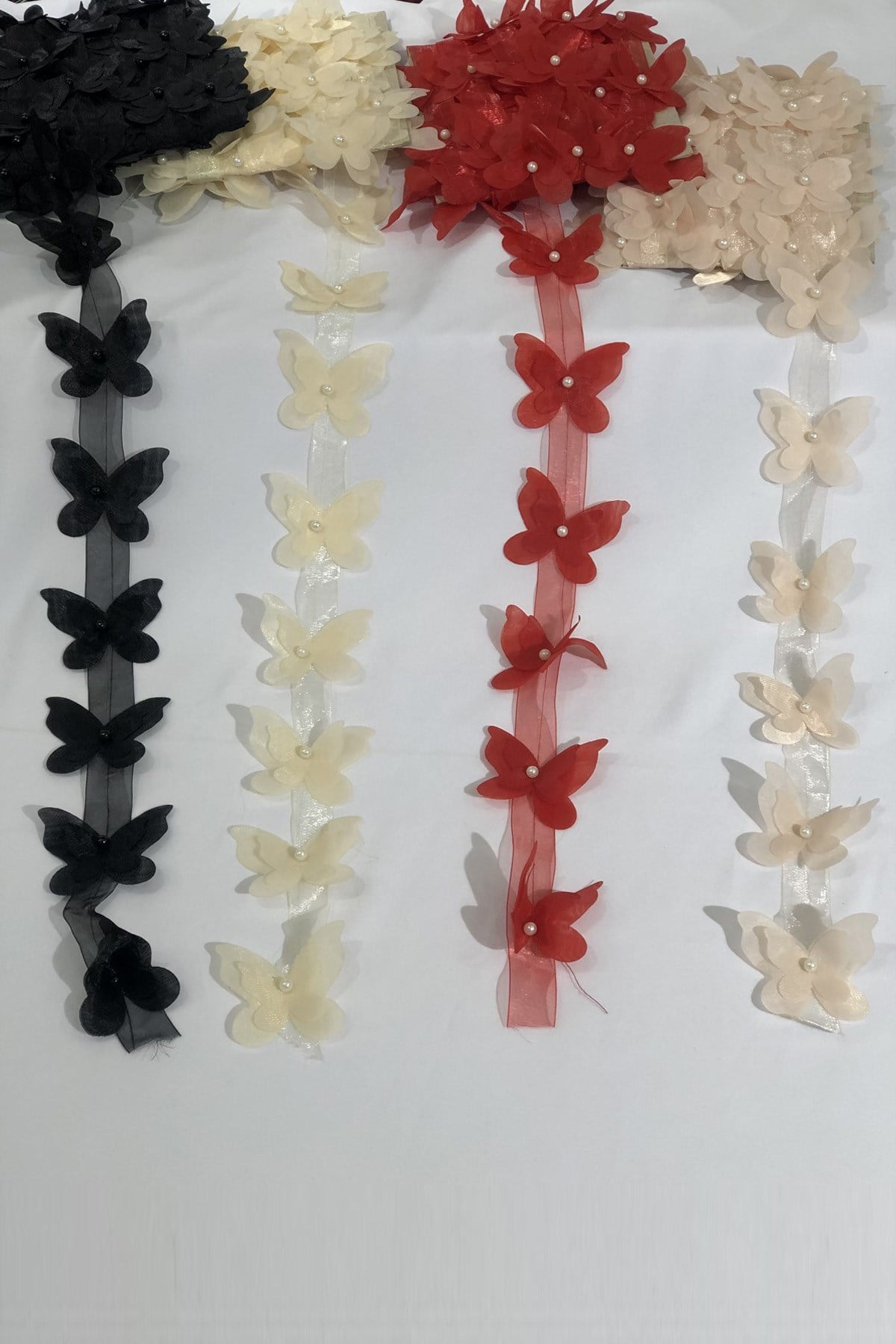 Laser Cut Butterfly Color Ribbon