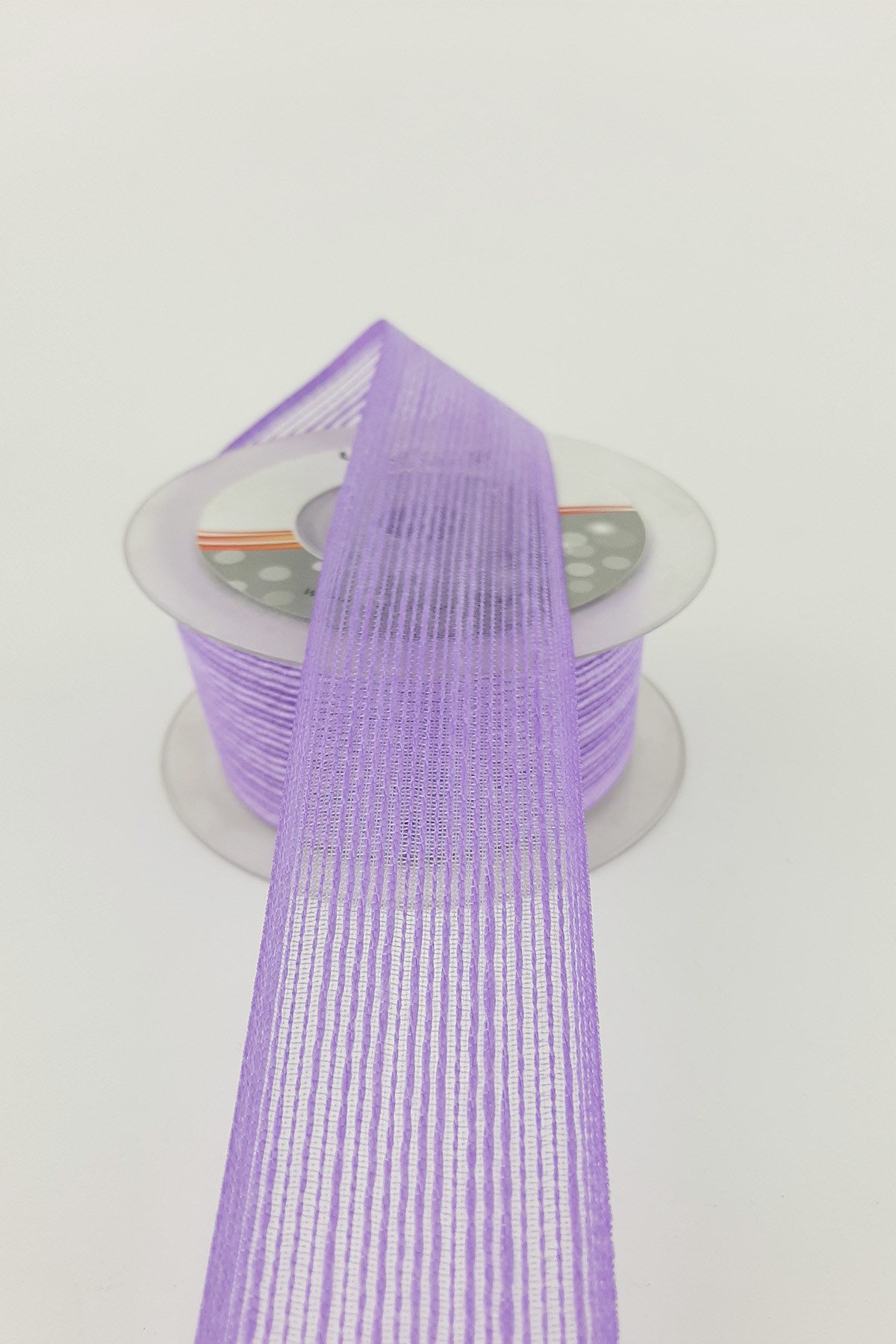 Lila Keten Efektli Kurdele 4 cm 10 mt