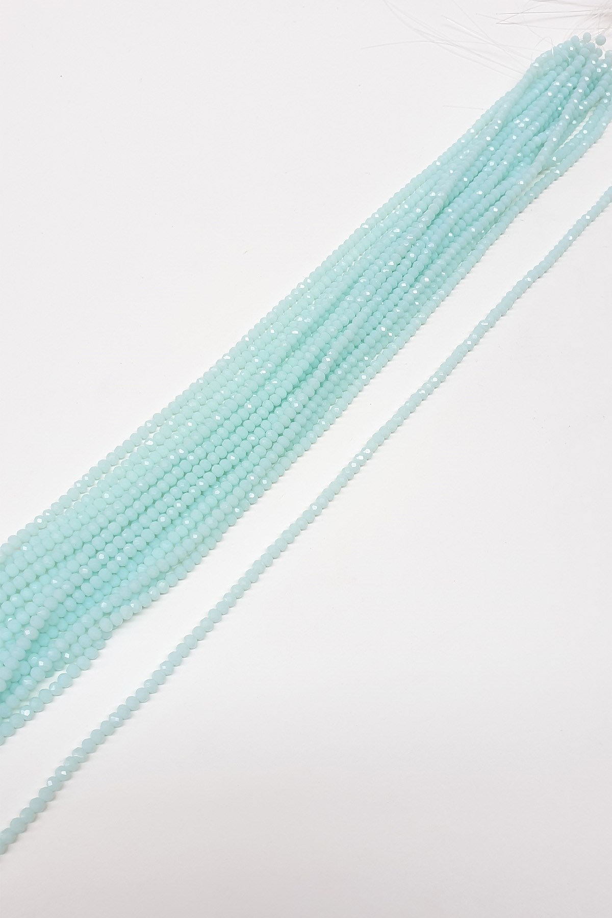 Matte Light Blue Crystal Beads 4 Mm