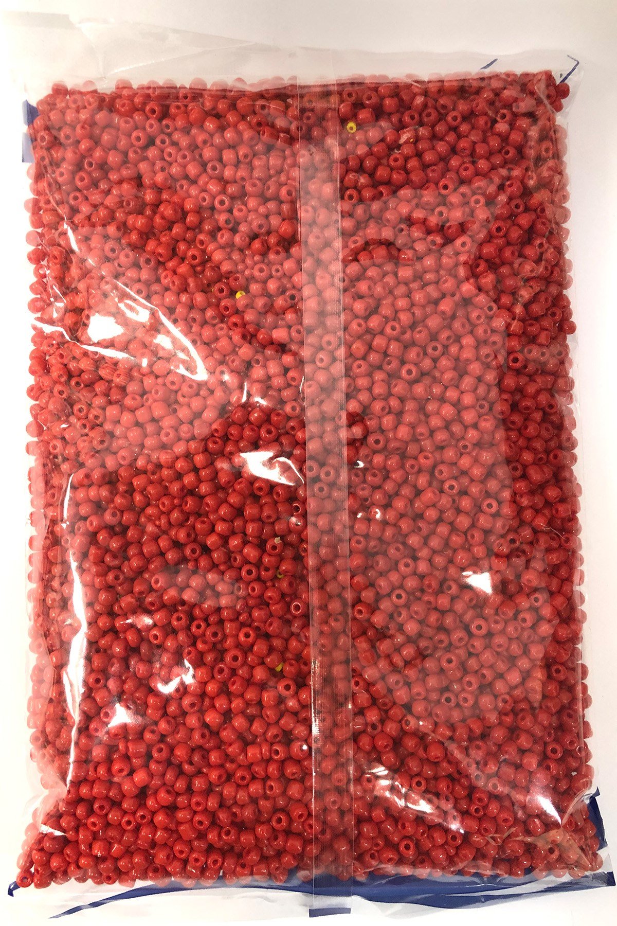 Mat Kırmızı Kum Boncuk 4 mm 500 gr