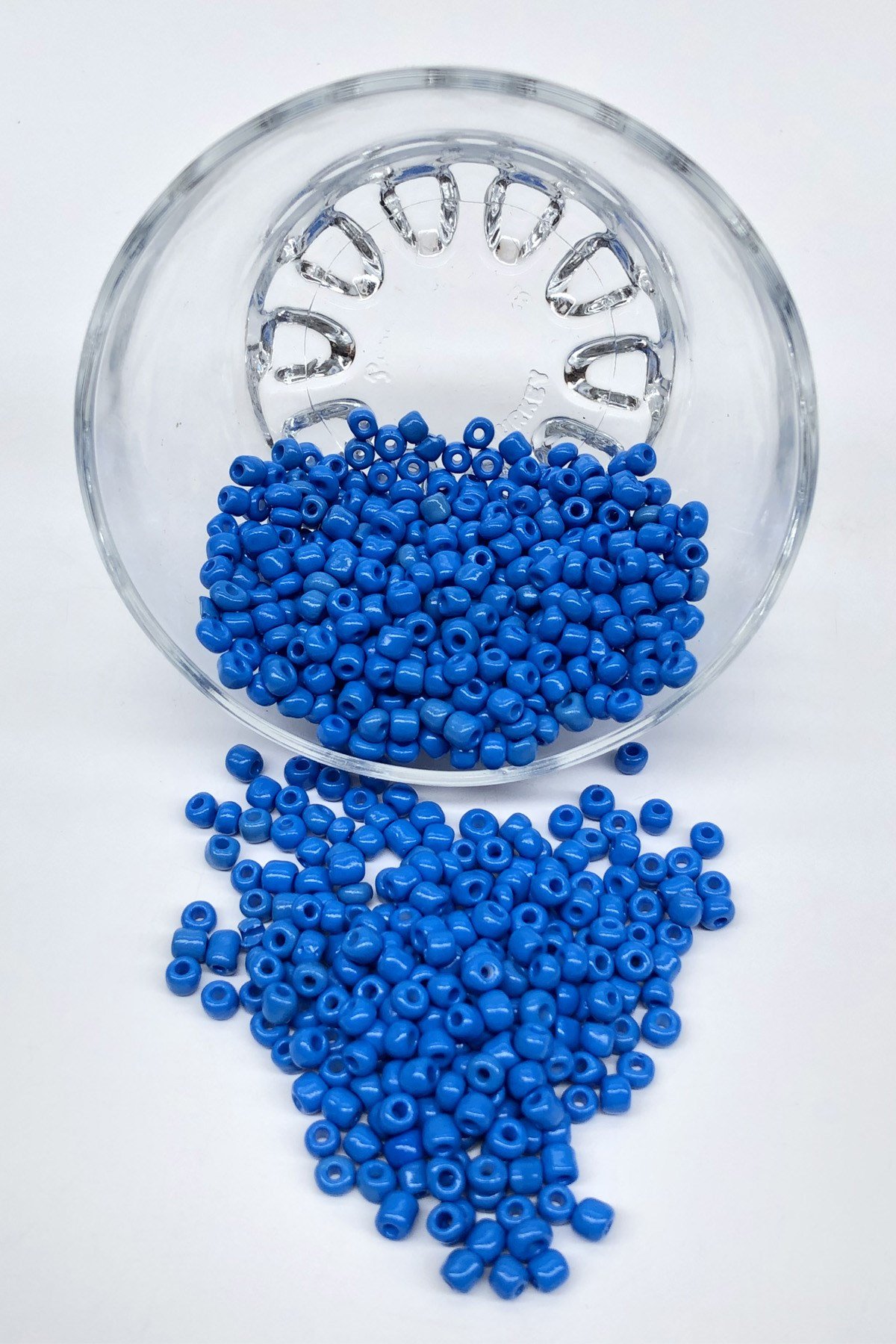 Mat Mavi Kum Boncuk 4 mm