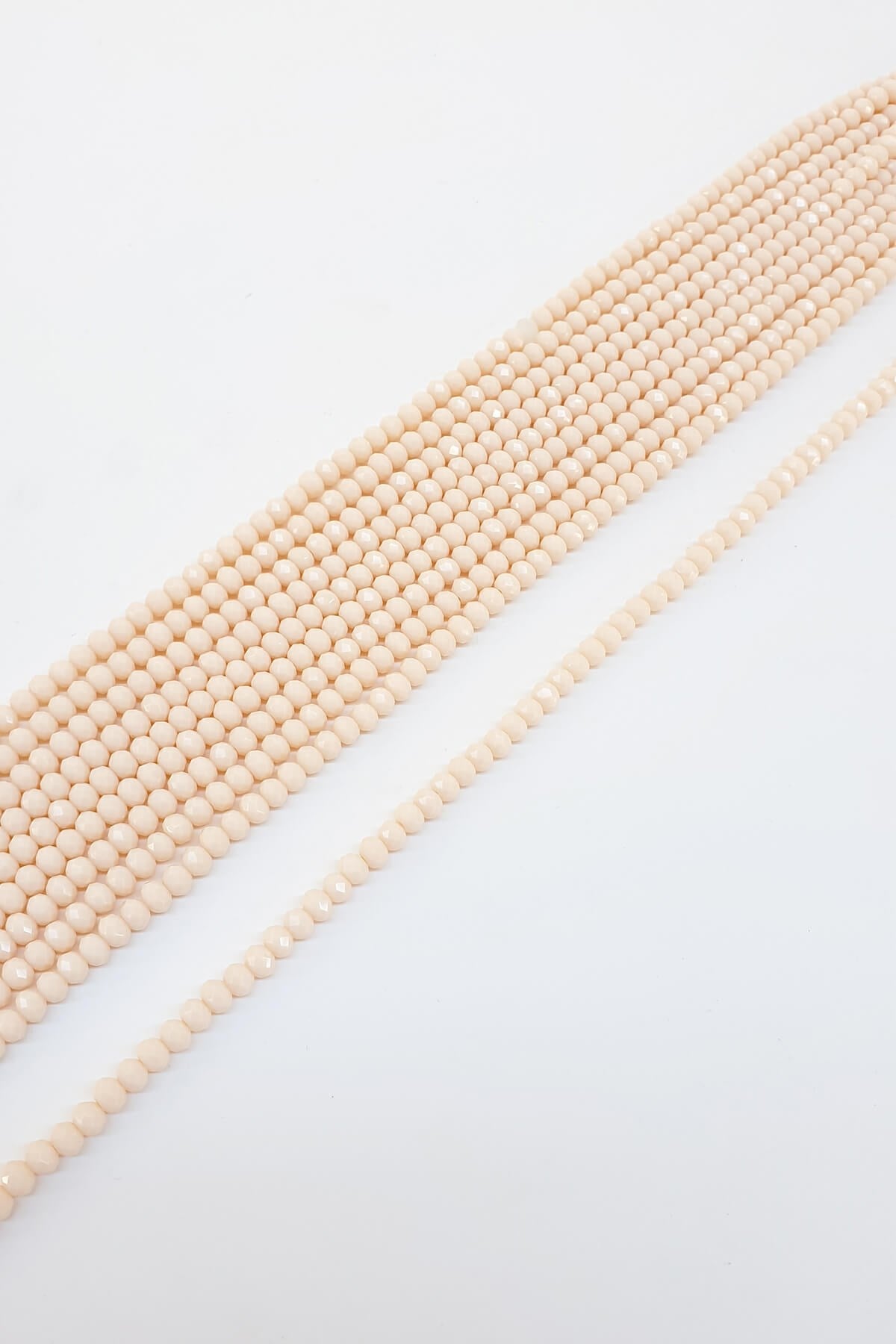 Matte Salmon Crystal Beads 6 Mm