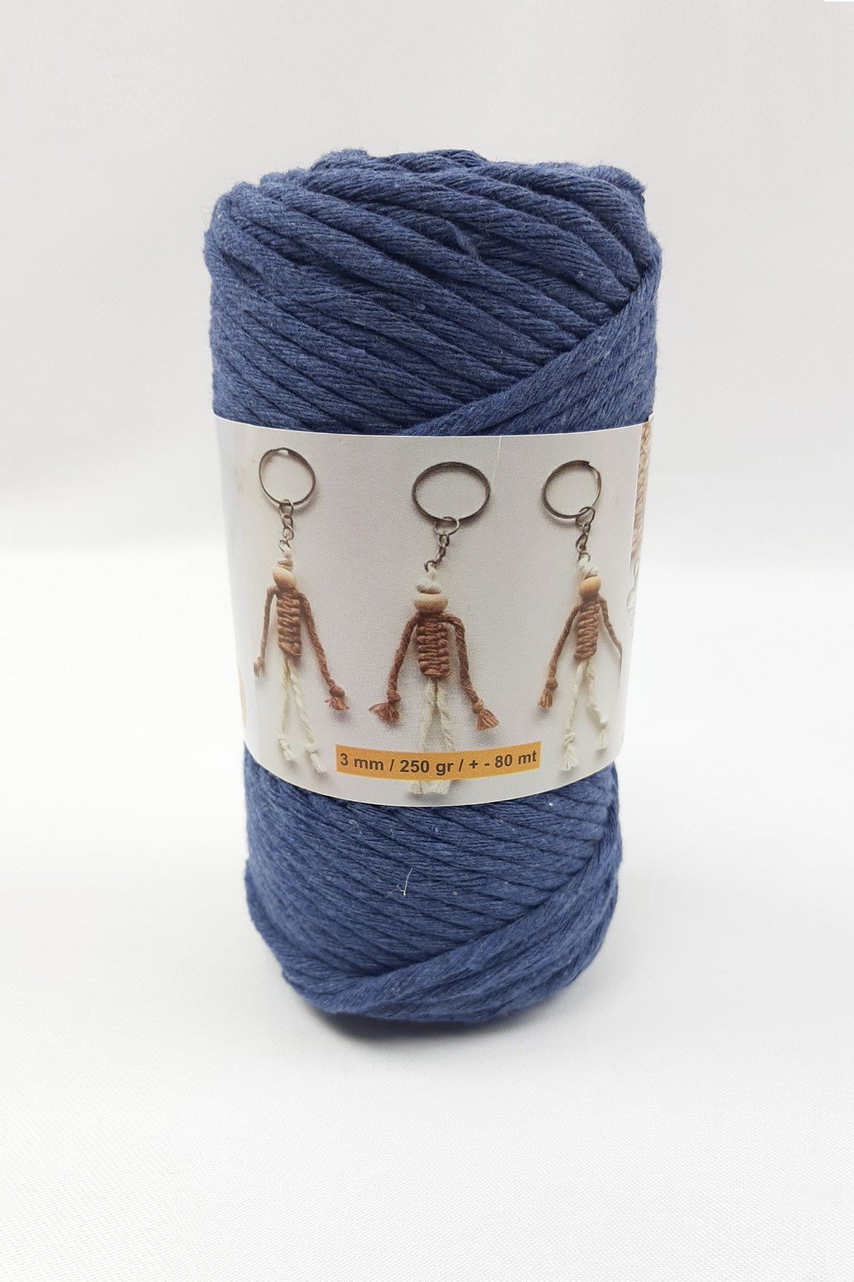 Blue Fine Twisted Macrame 05