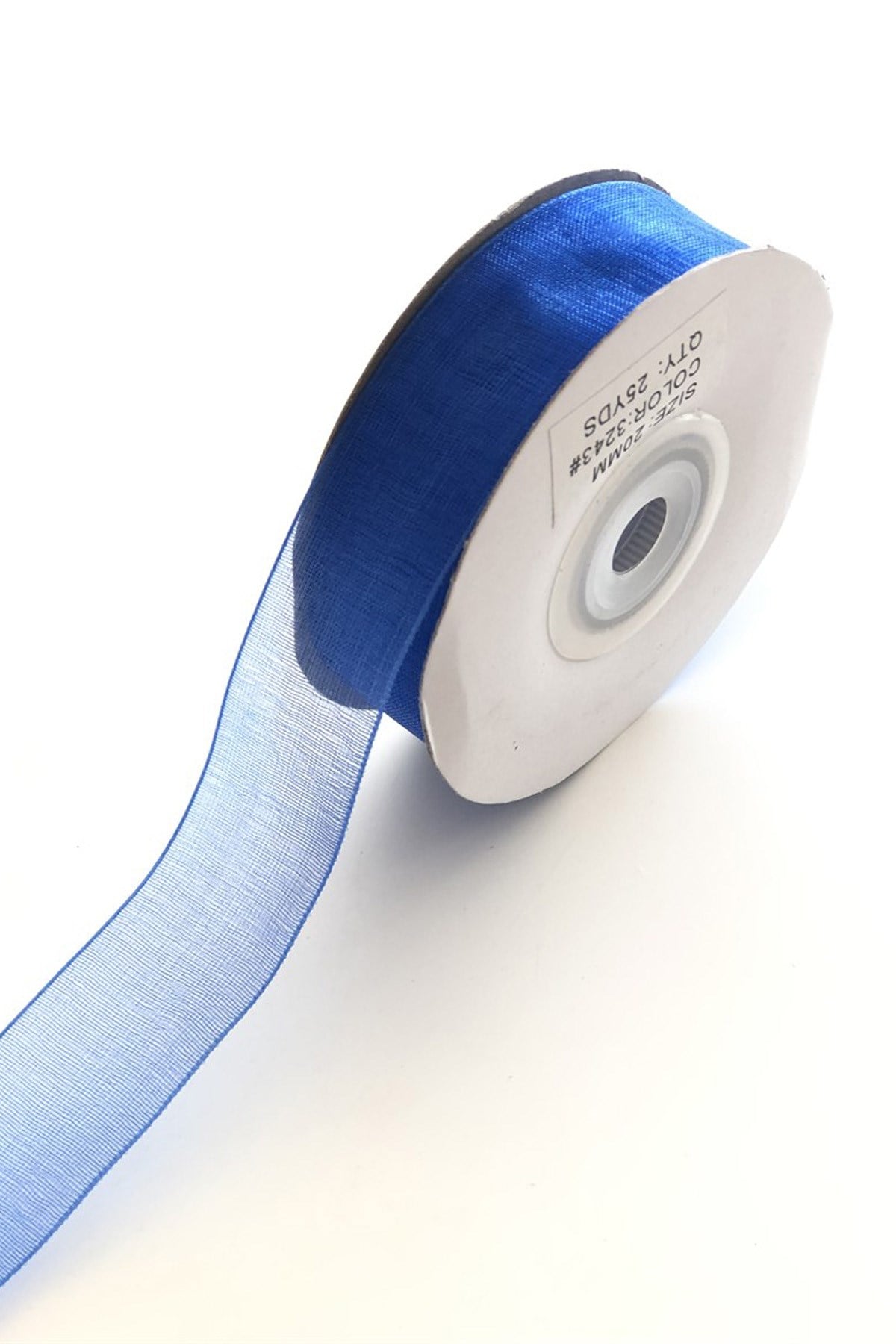 Blue Organza Ribbon 2 cm