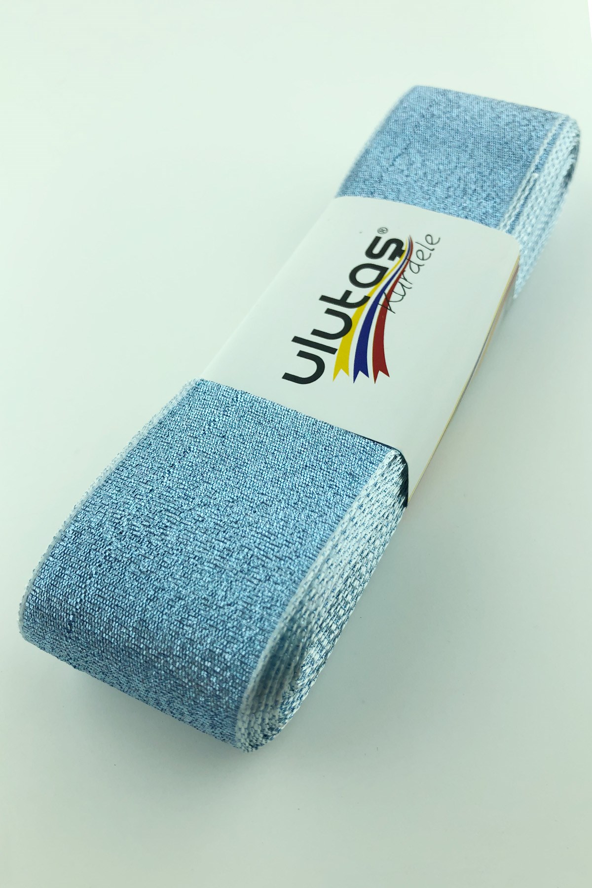 Blue Glitter Ribbon 3,5 cm