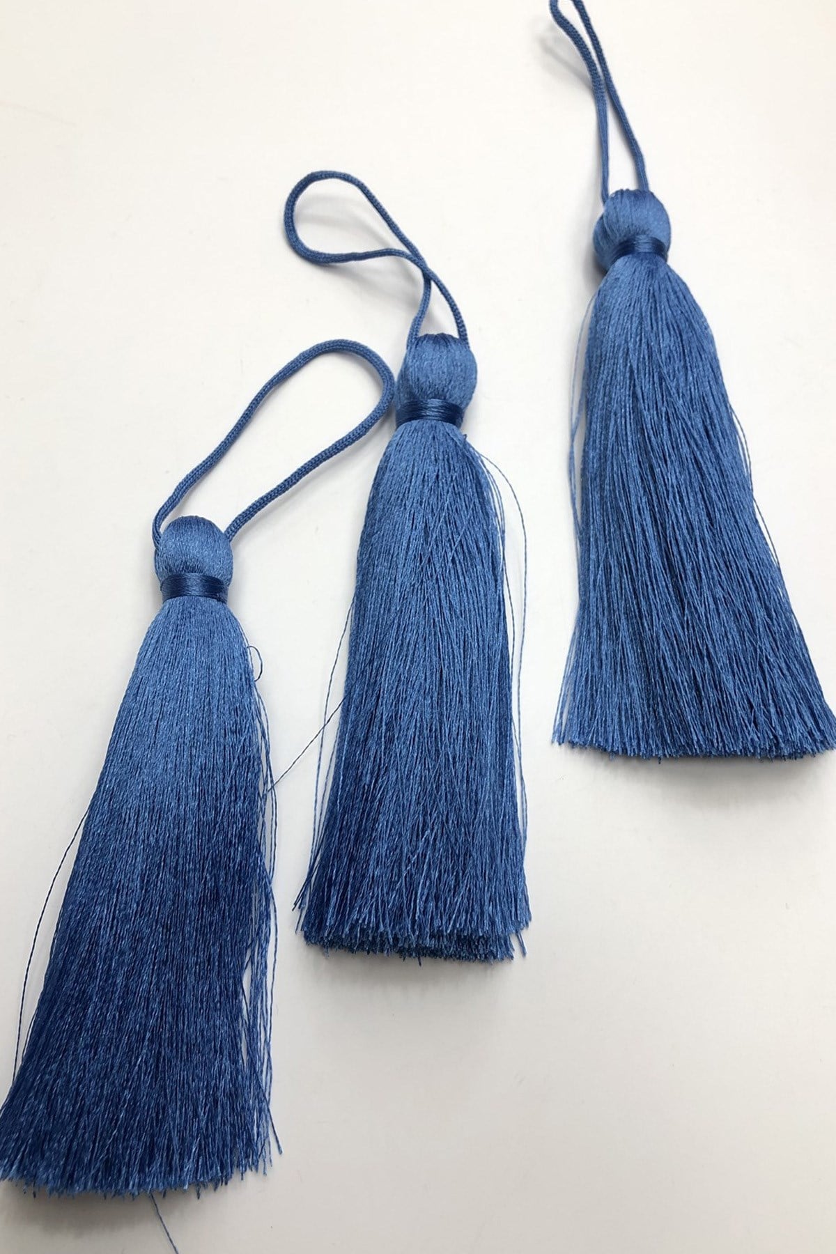 Blue Color Single Tassel 10 cm 1 piece