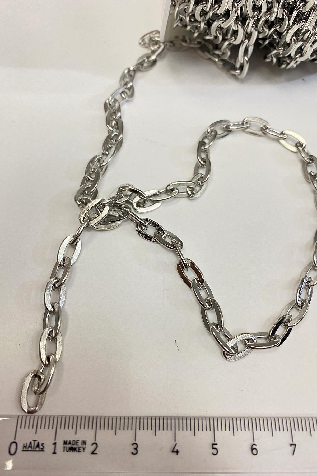 Metal Halkalı Çanta Takı Aksesuar Zinciri