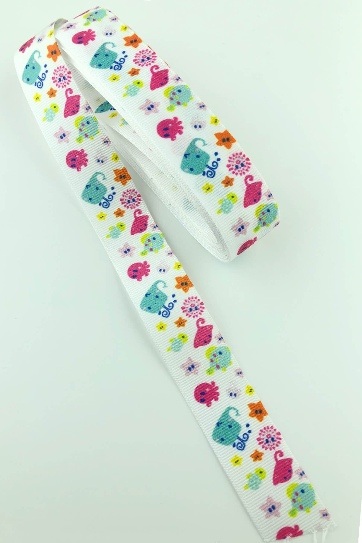 Minik Hayvan Baskılı Grogren Kurdele 10 Mt