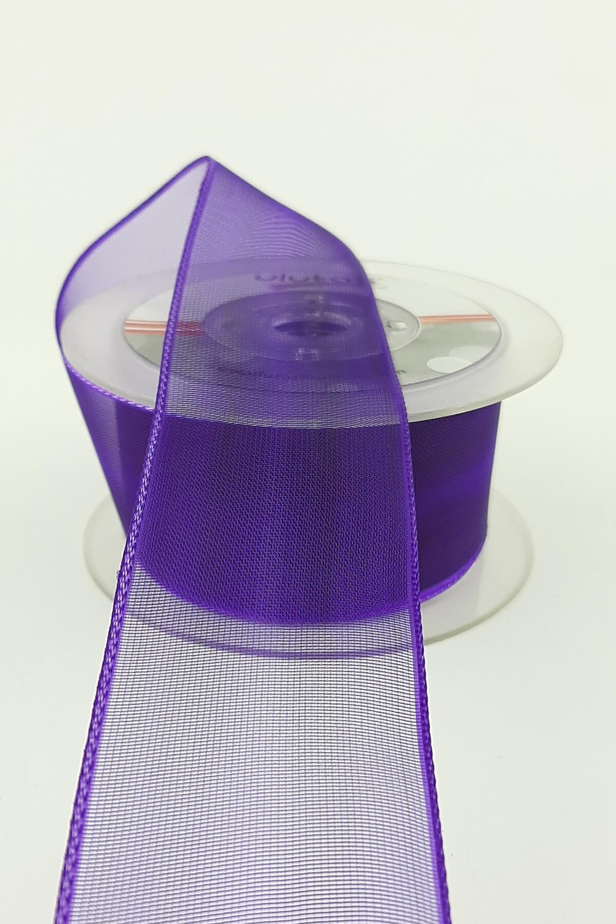 Purple Flat Chiffon Ribbon 20 mt