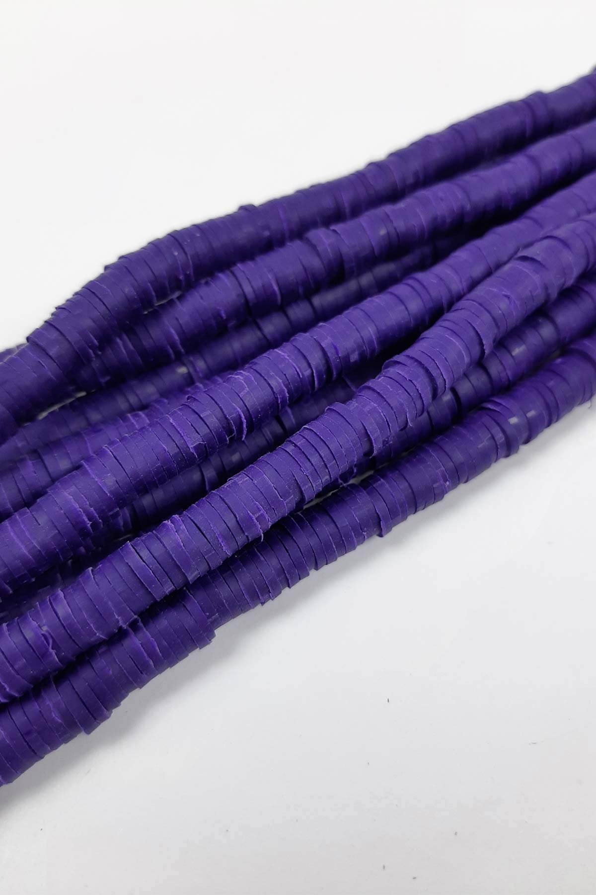 Mor Hamur Boncuk Fimo