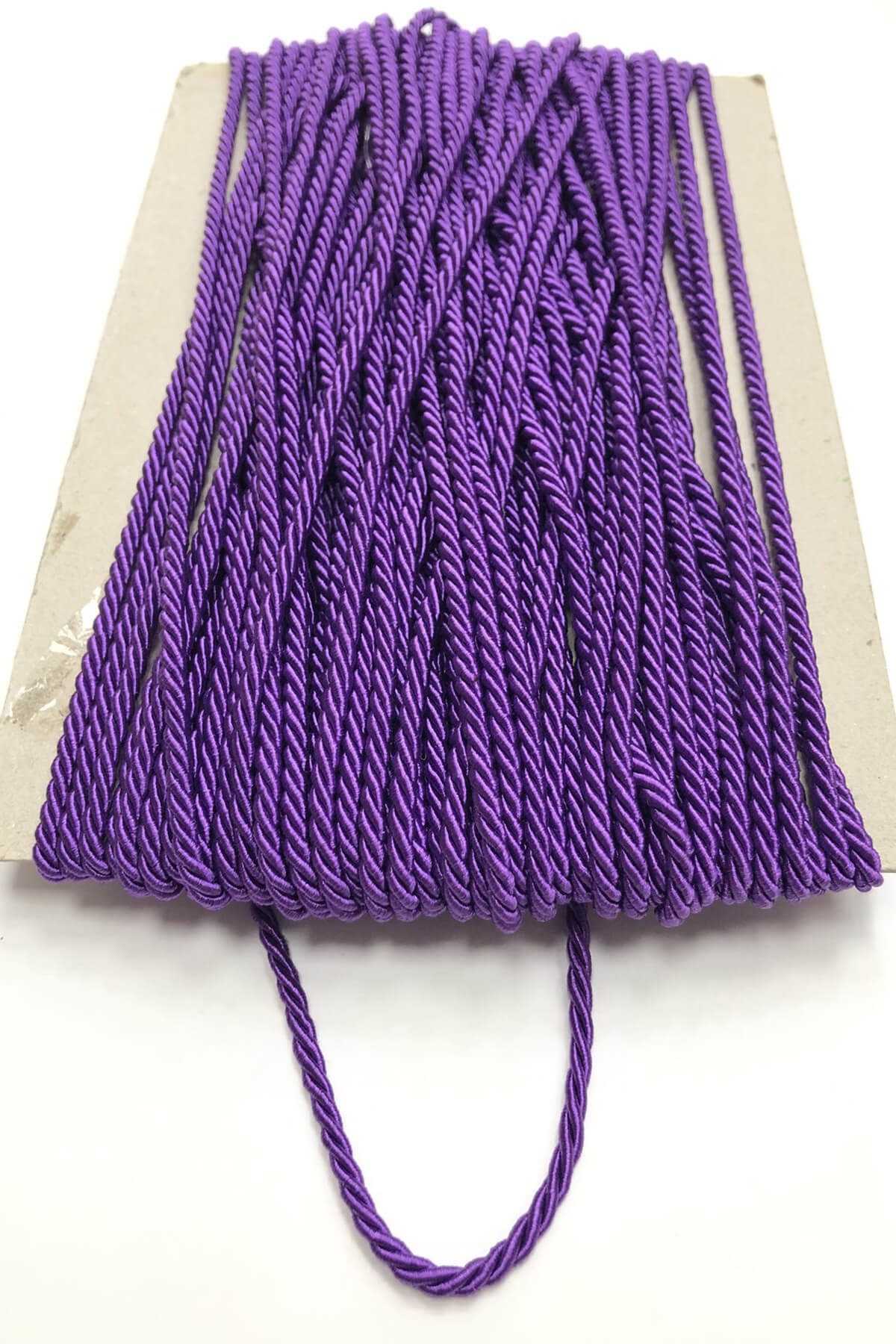 Purple Cord Rope 3 mm 1 m