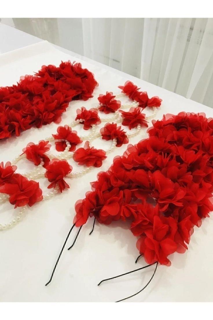 Nedime Bileklik Ve Nedime Taç Set (28 PARÇA)