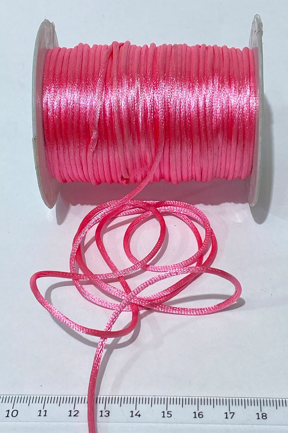 Neon Pembe Brit İp Sıçan Kuyruğu 10 mt