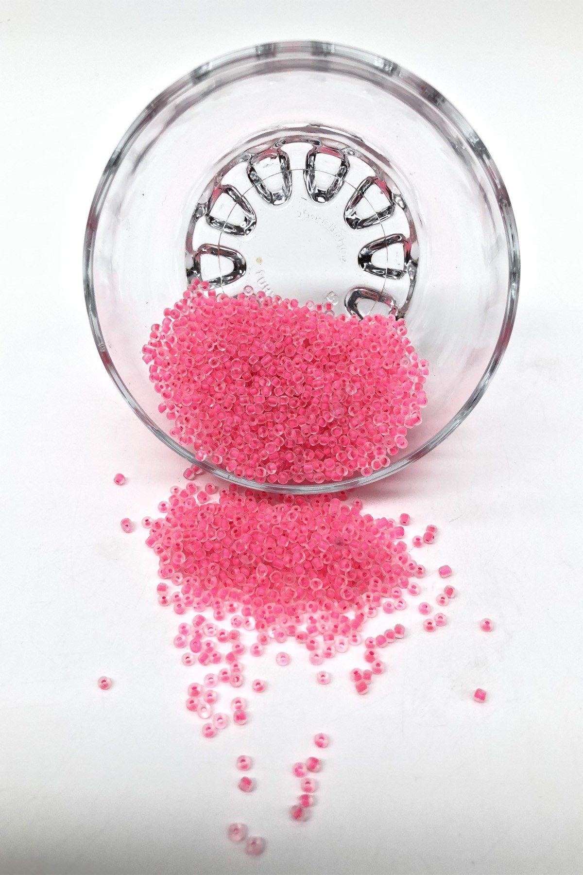 Neon Pembe Renk Kum Boncuk 2 mm
