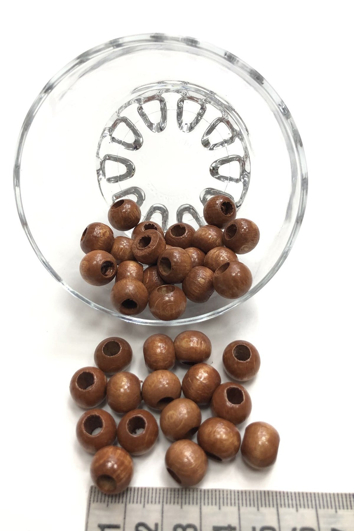 Mixed Color Wooden Beads 25 gr