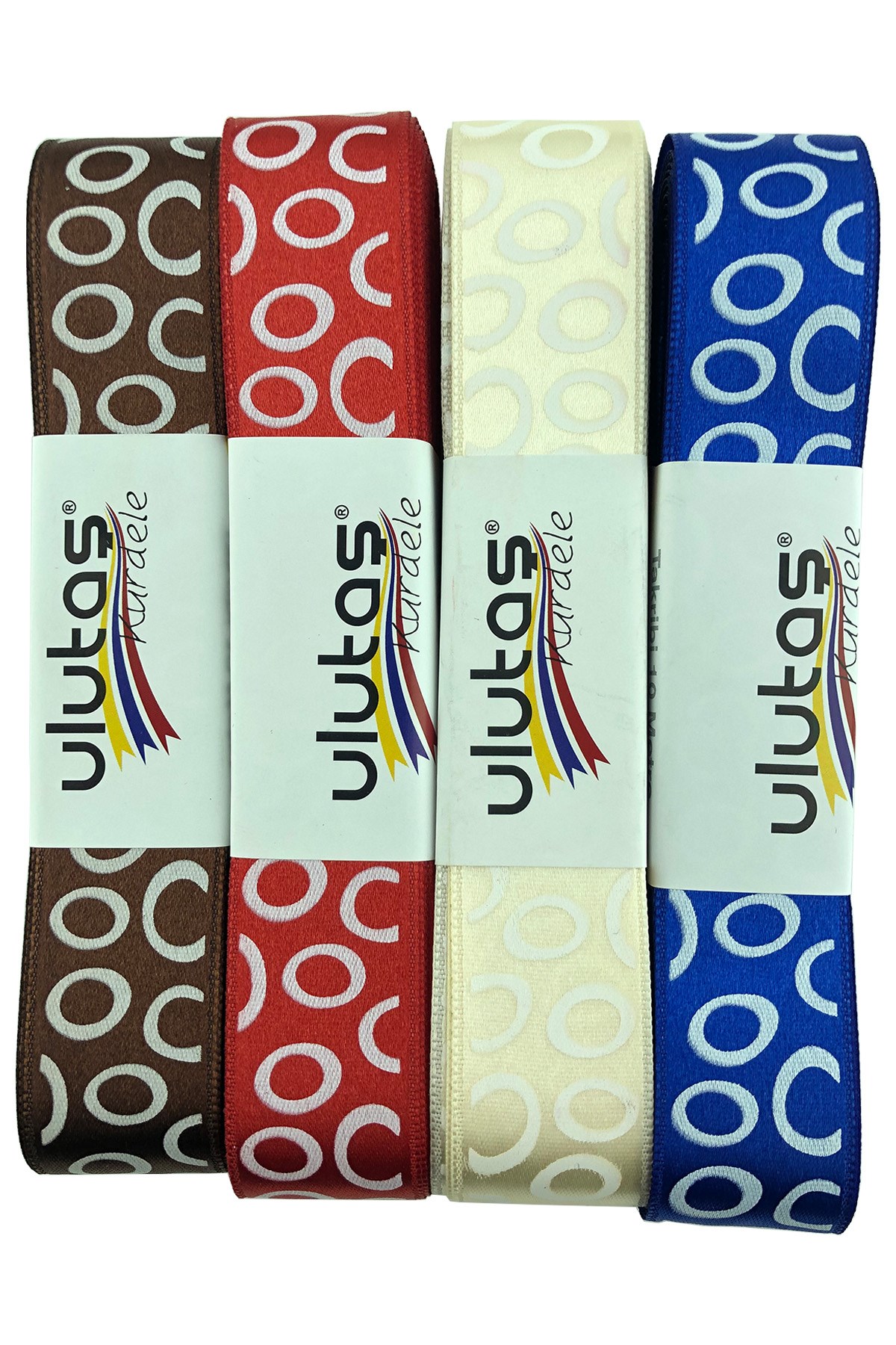 Oval Baskı Saten kurdele 2,5 cm