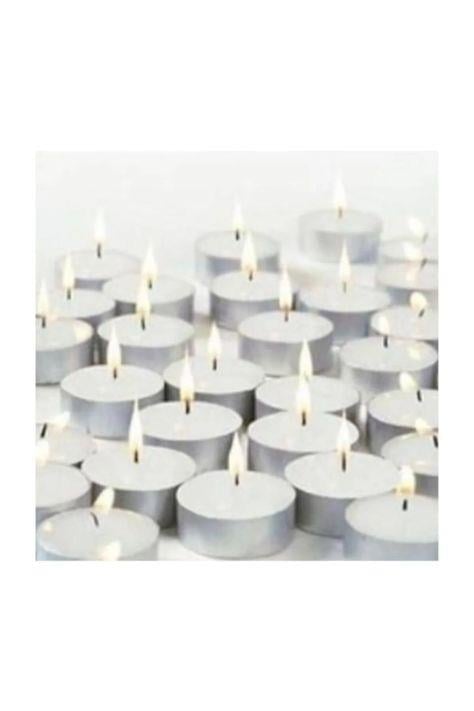 Para Mum 50'li Tea Light - Beyaz