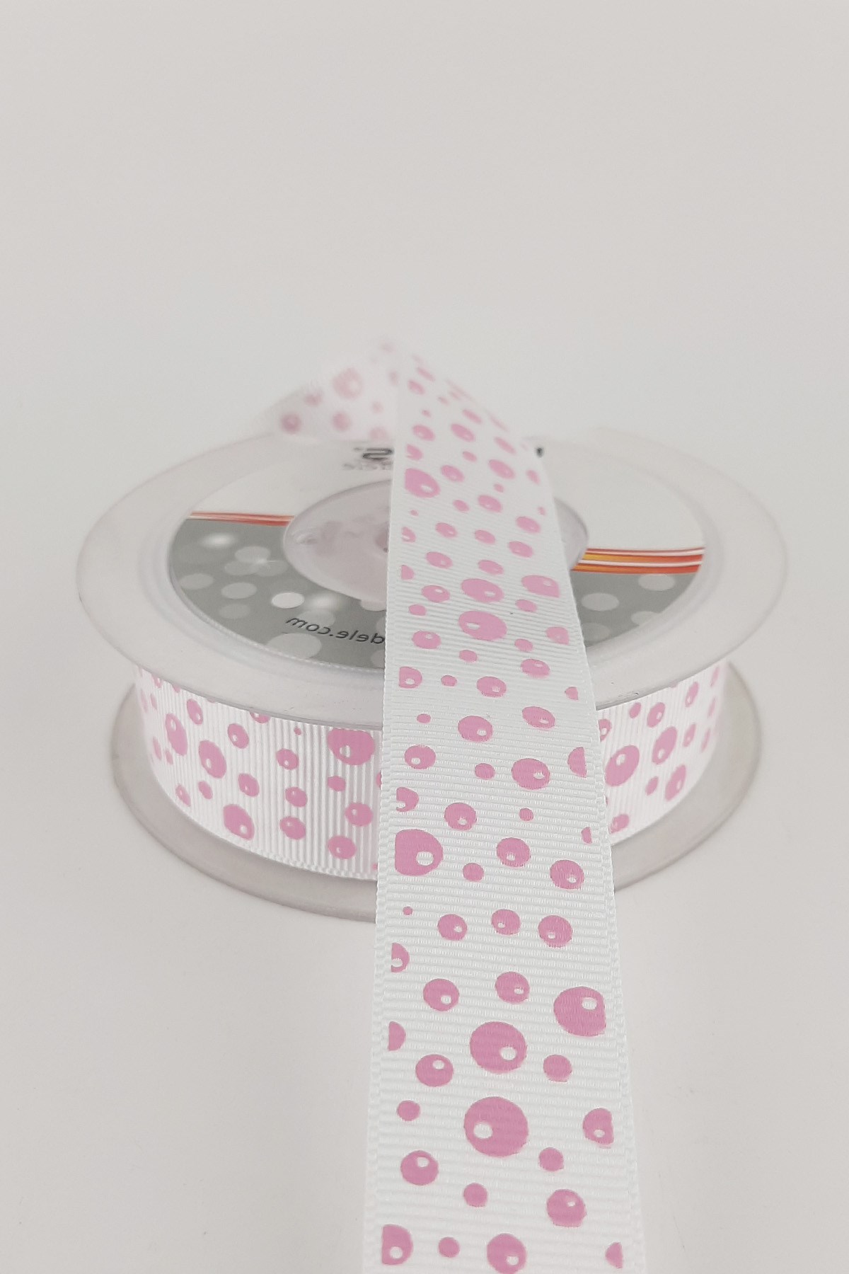Pink Neon Grosgrain Ribbon 2,5 cm 20 m