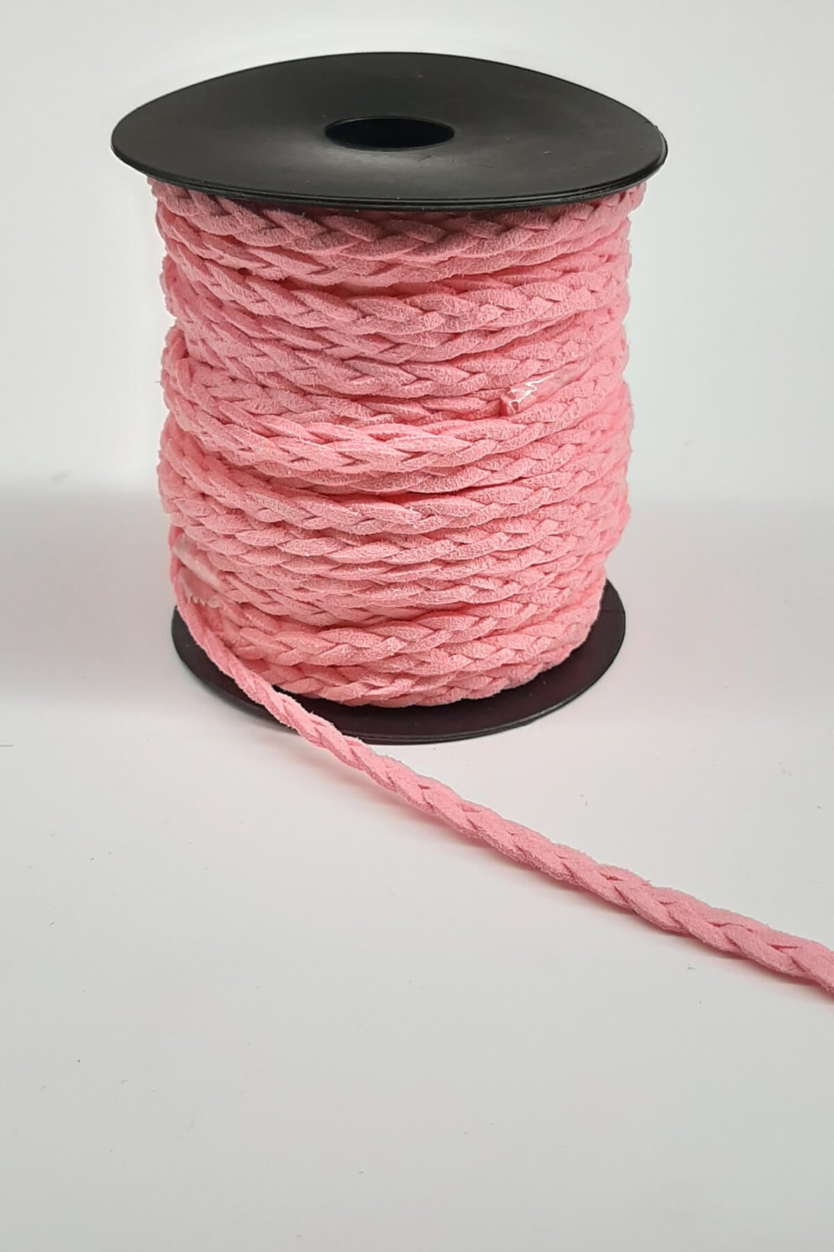 Pembe Süet Örgü İp