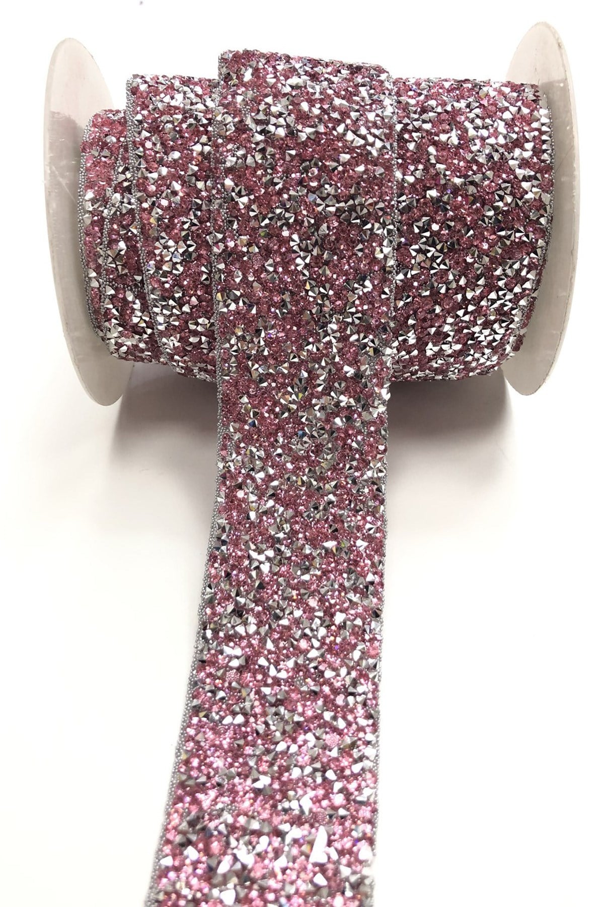 Pink Iron-on Strip Applique 4 cm