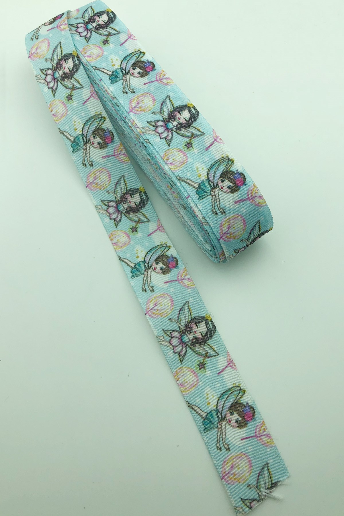 Fairy Printed Grosgrain Ribbon 10 Mt