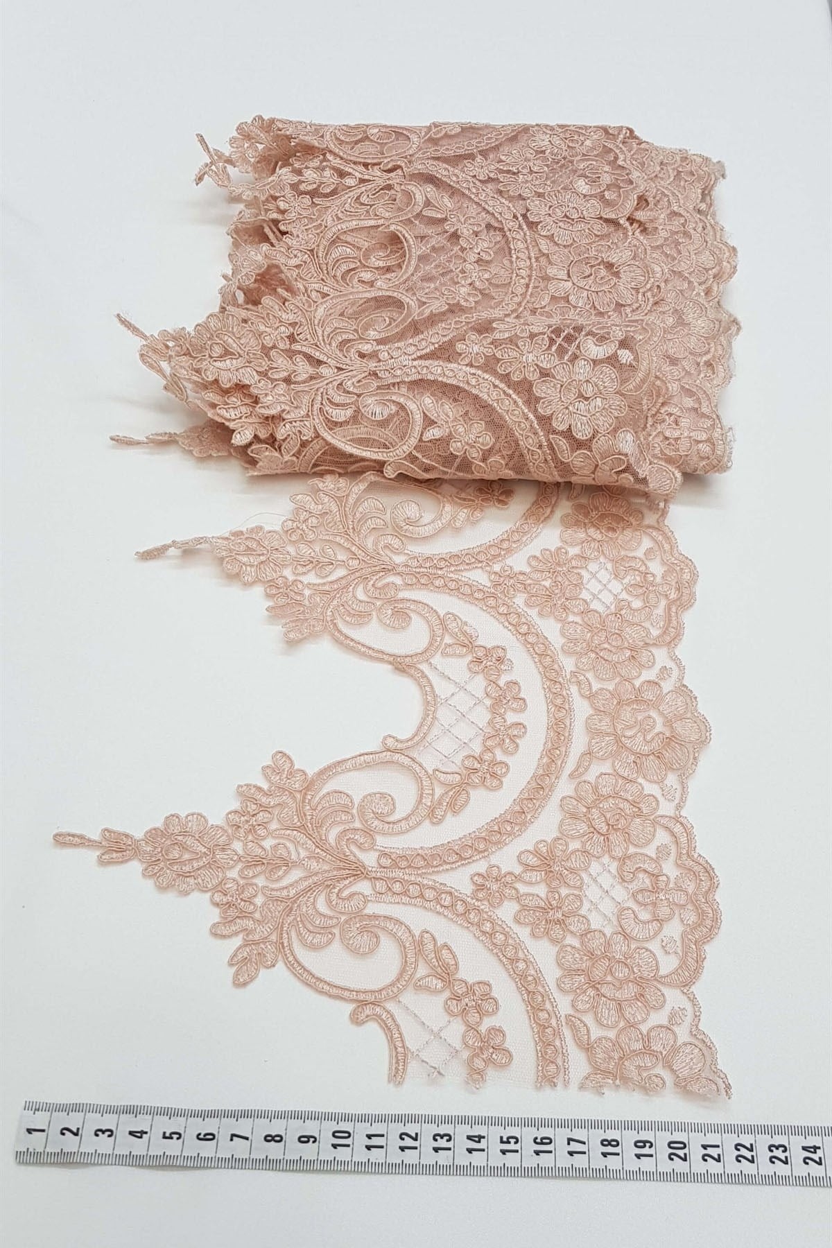 Powder French Guipure Lace