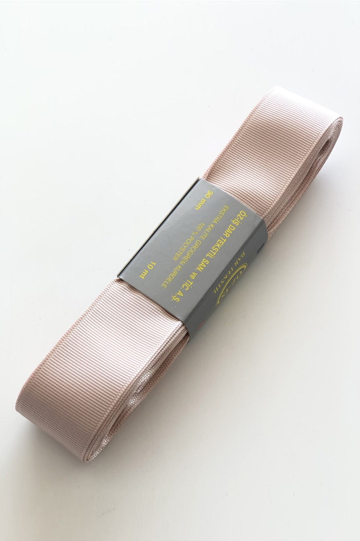 Powder Grosgrain Ribbon 3 cm 10 m