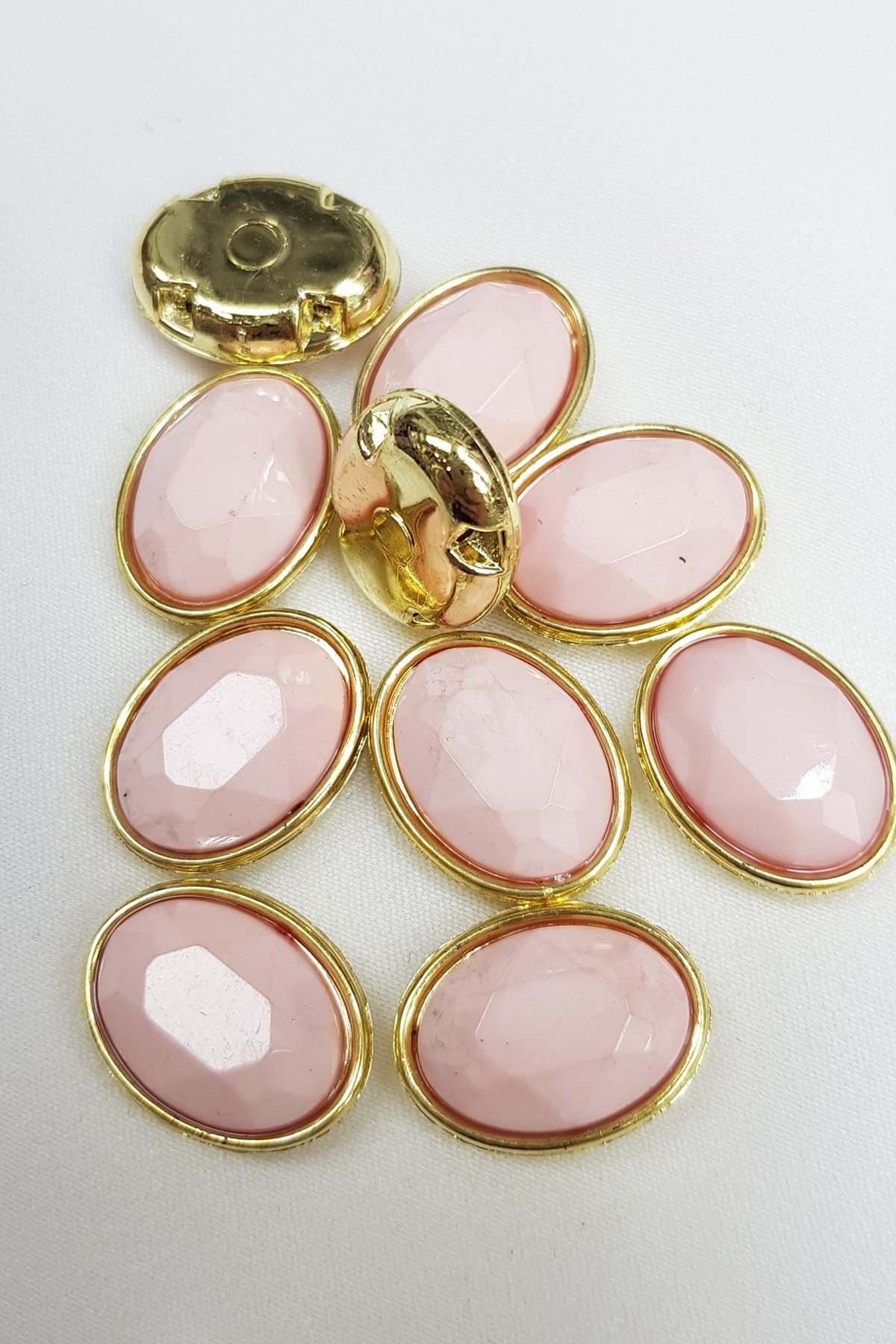 Pudra Oval Kasalı Dikme Taş 1,5- 2 cm 10 adet