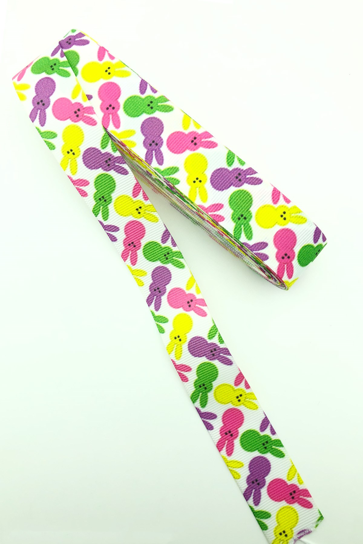 Colorful Rabbit Printed Grosgrain Ribbon 10 Mt