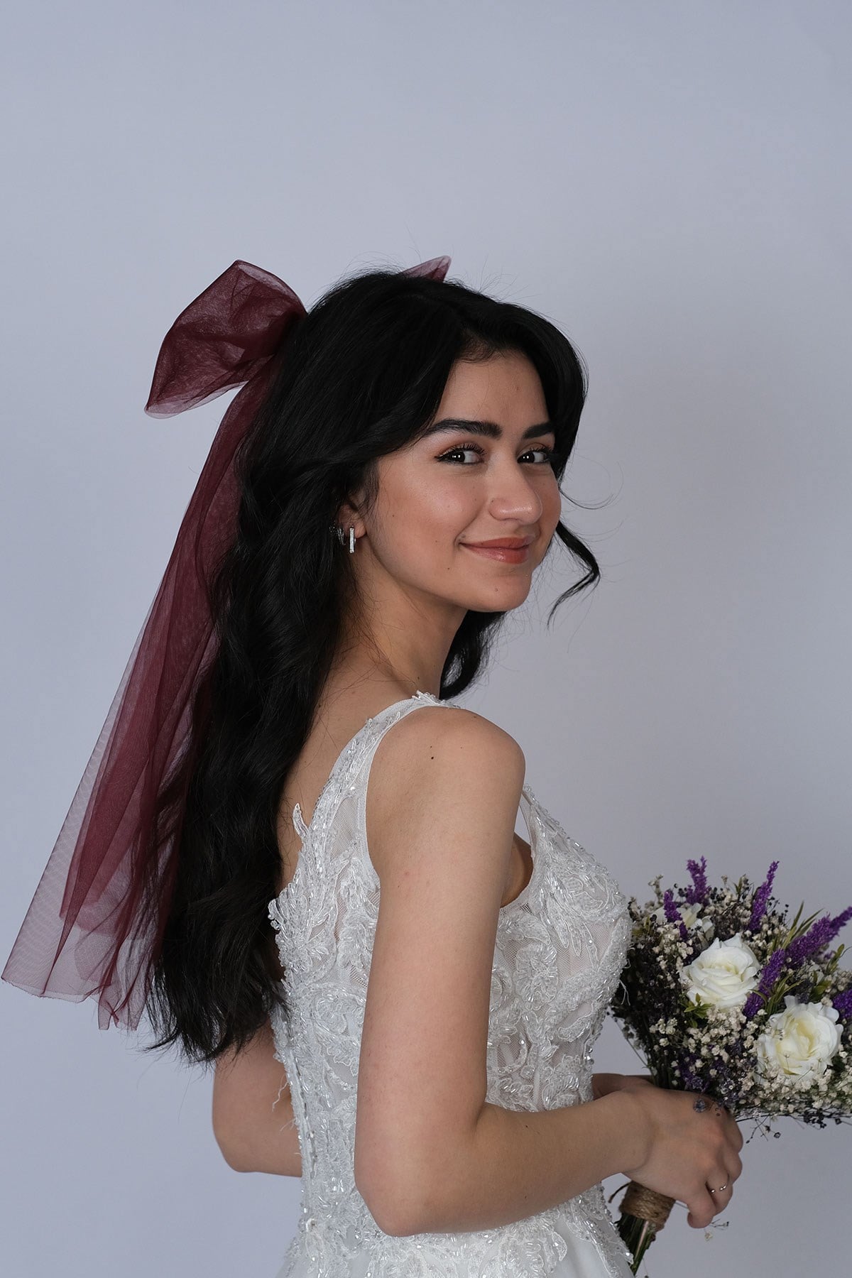 Sade Fiyonk Model Toka Gelin Saç Aksesuarı
