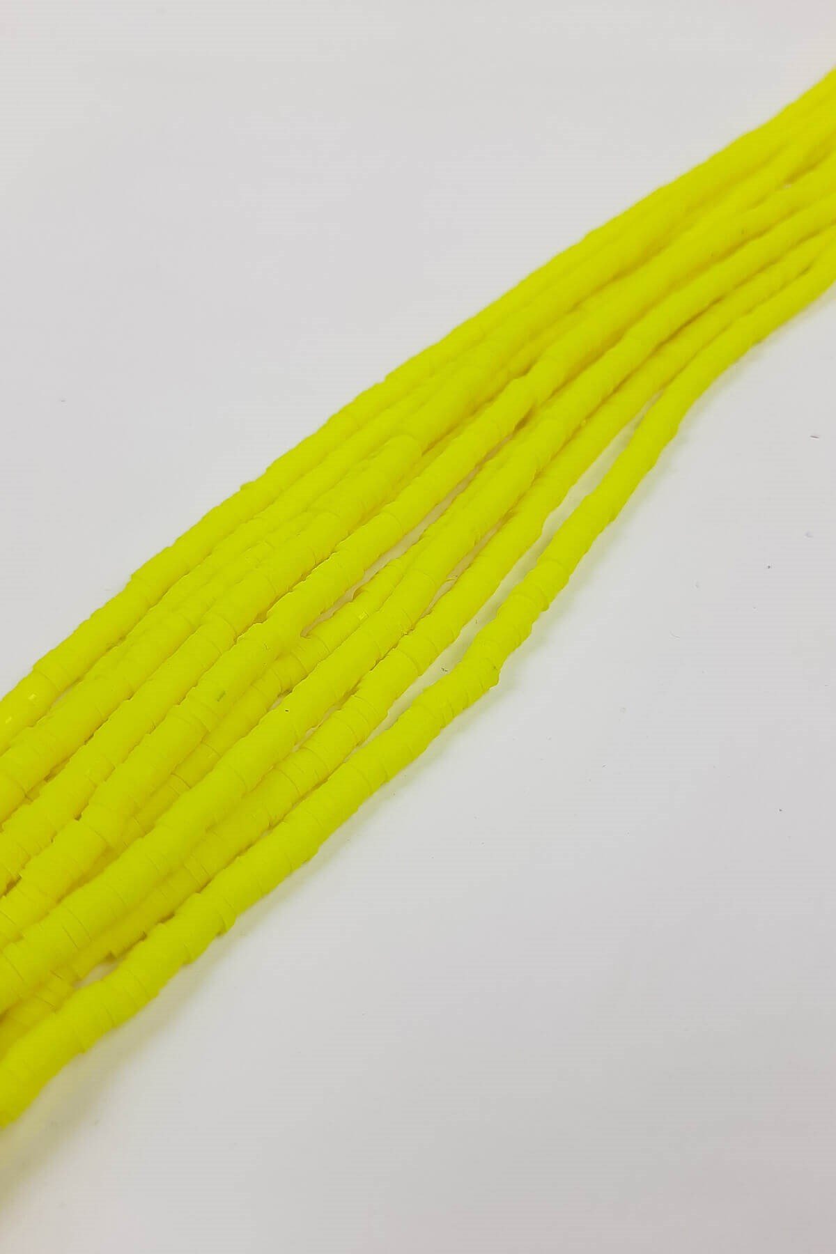 Sarı 4 mm Fimo Boncuk