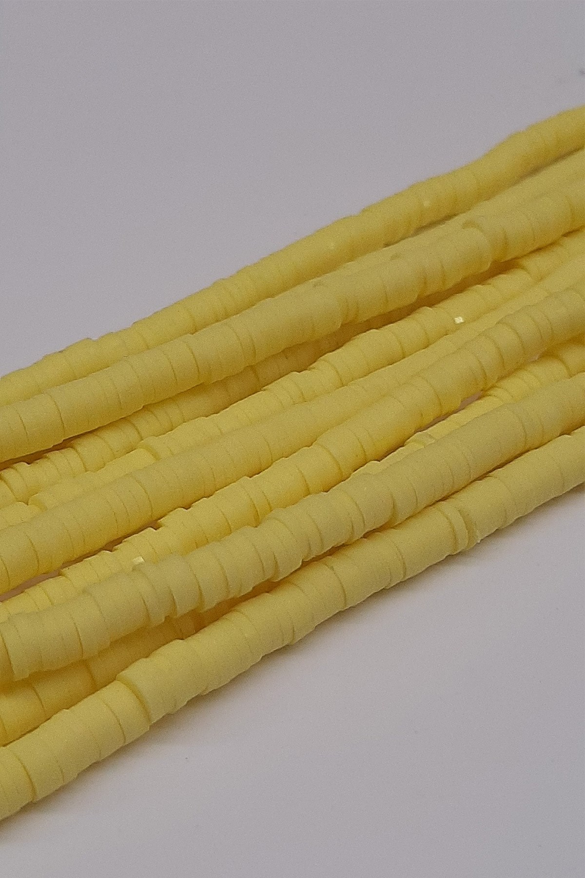 Sarı Fimo Hamur Boncuk 4mm