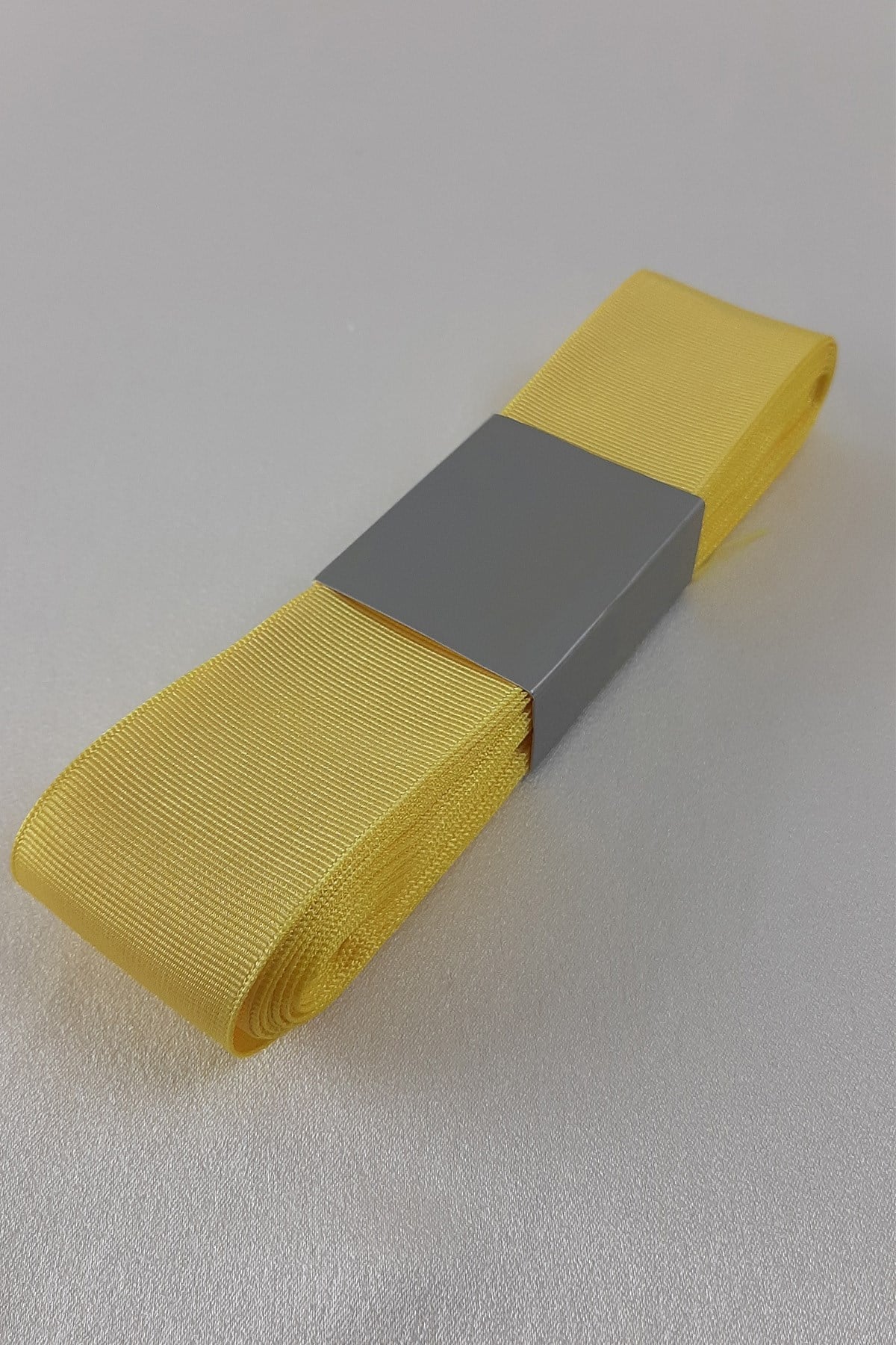 Yellow Grosgrain ribbon 4 cm