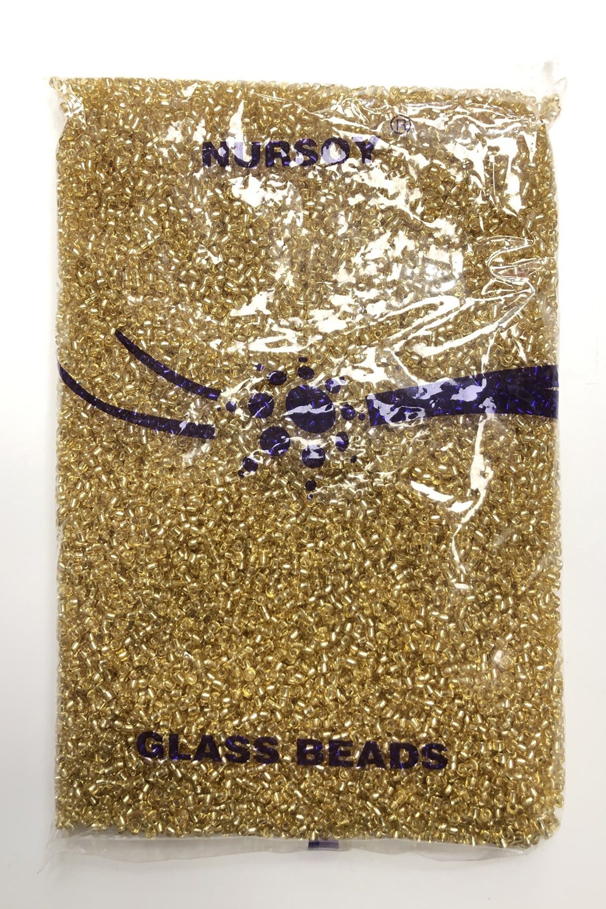 Sarı Kum Boncuk 3 mm  500 gr