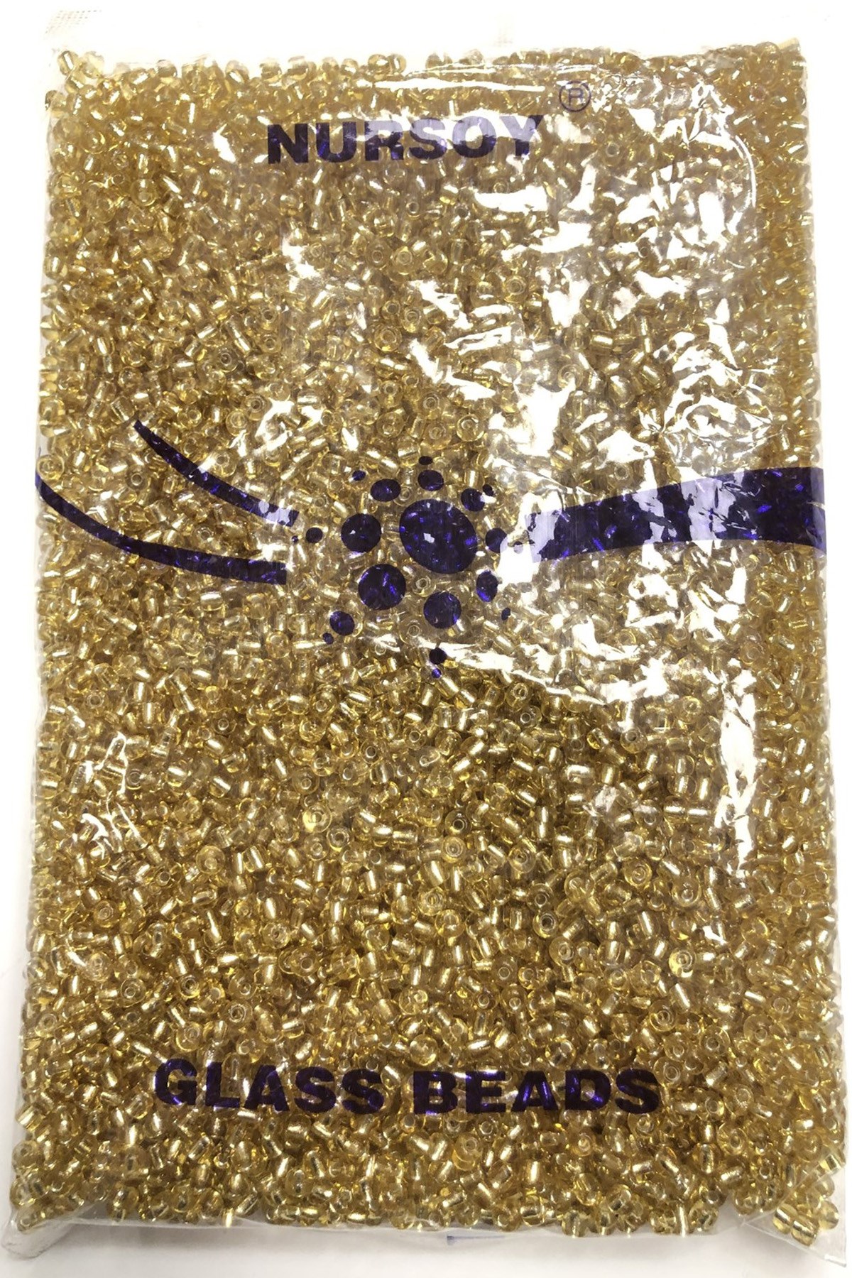 Sarı Kum Boncuk 4 mm  500 gr