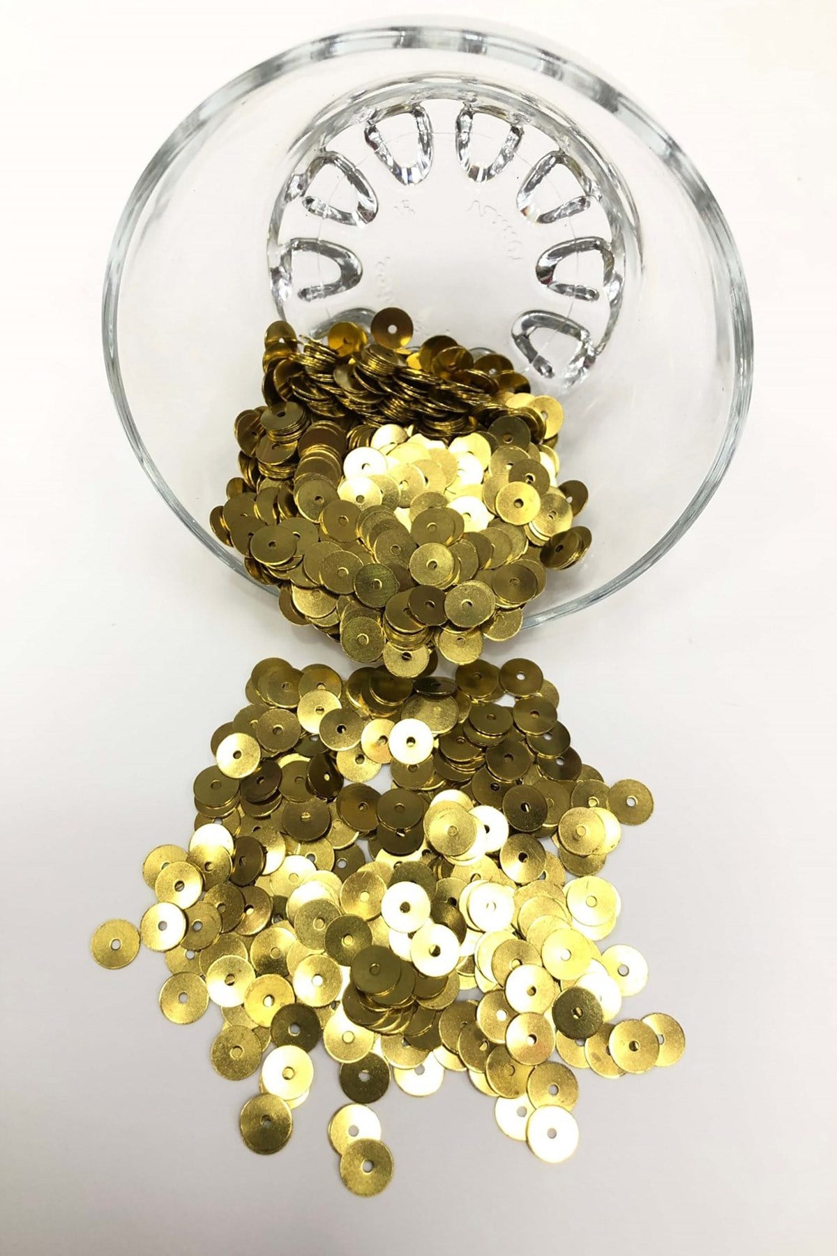 Yellow Metal Washer 8 mm