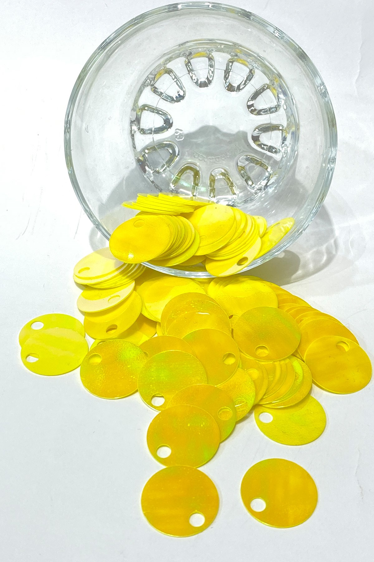Yellow Booties and Bag Washer 20 mm
