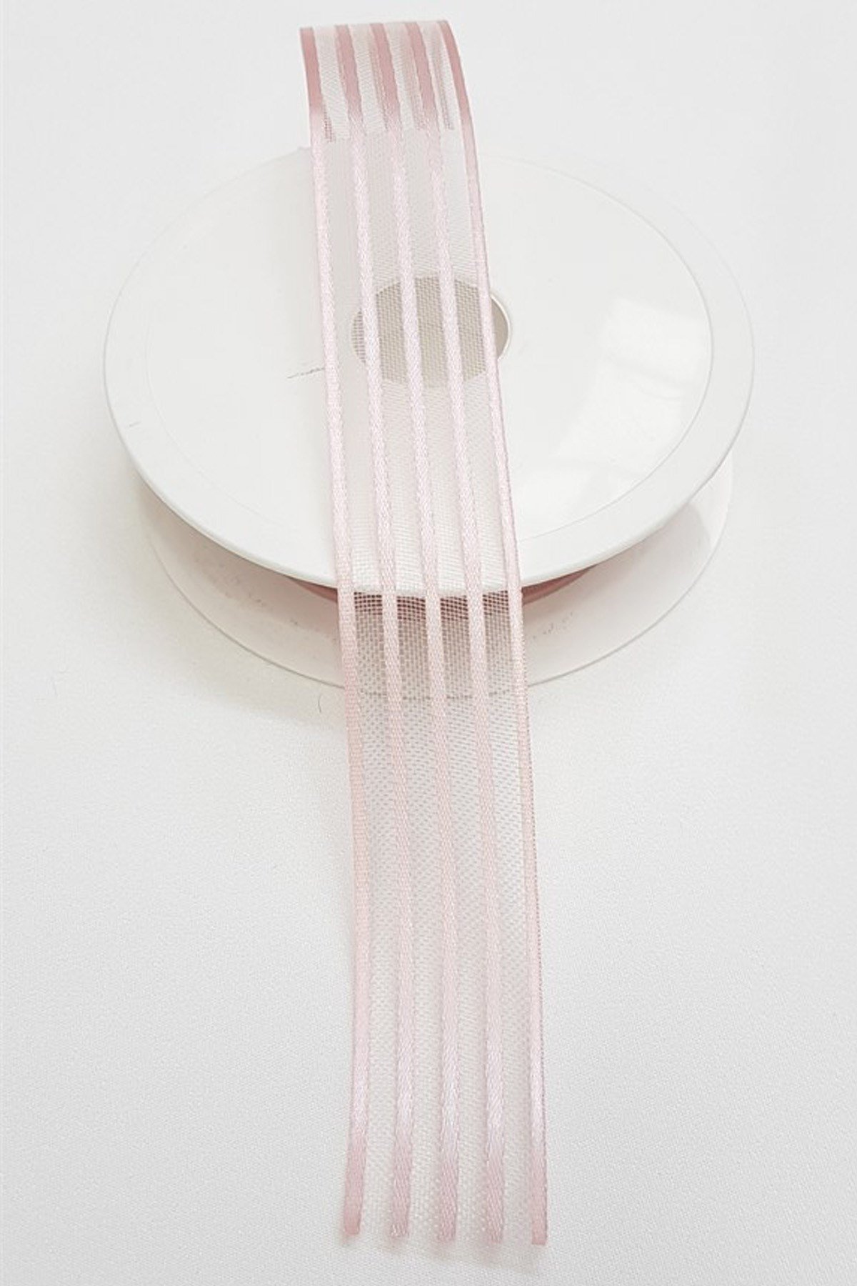 Saten Çizgili Şifon Kurdele  2,5Cm