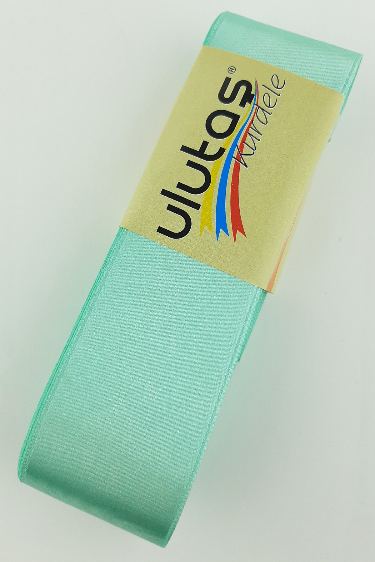 Satin Water Green Ribbon 4 cm 10 m