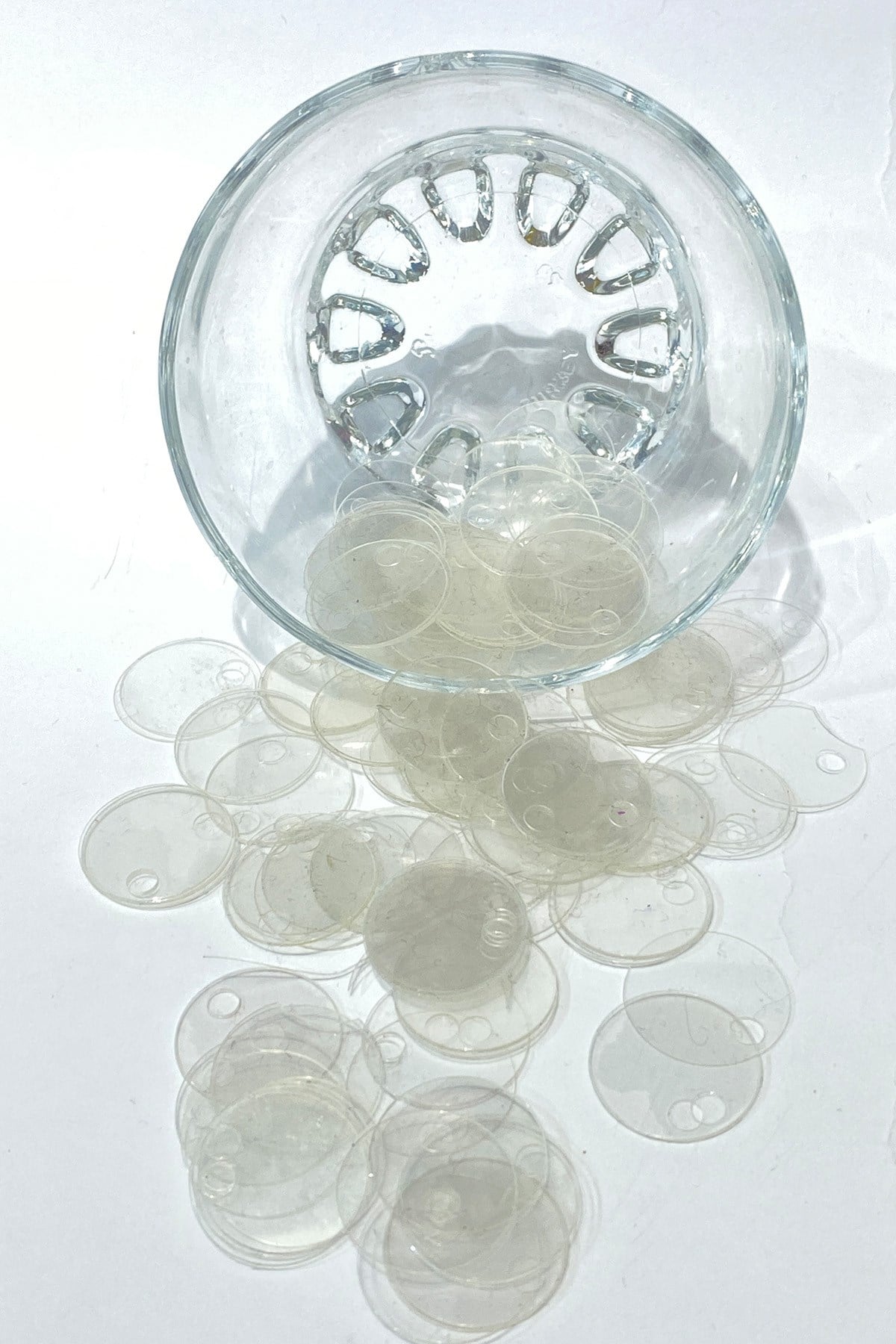 Transparent Color Booties and Bag Washer 20 mm
