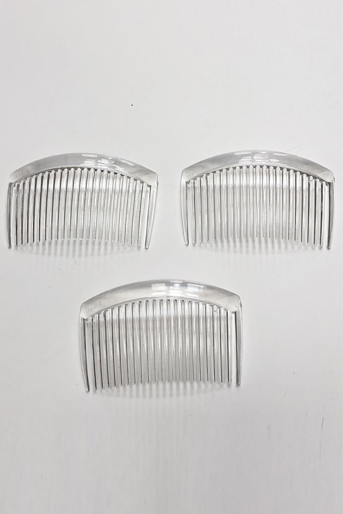 Transparent Color Comb Buckle 8 cm