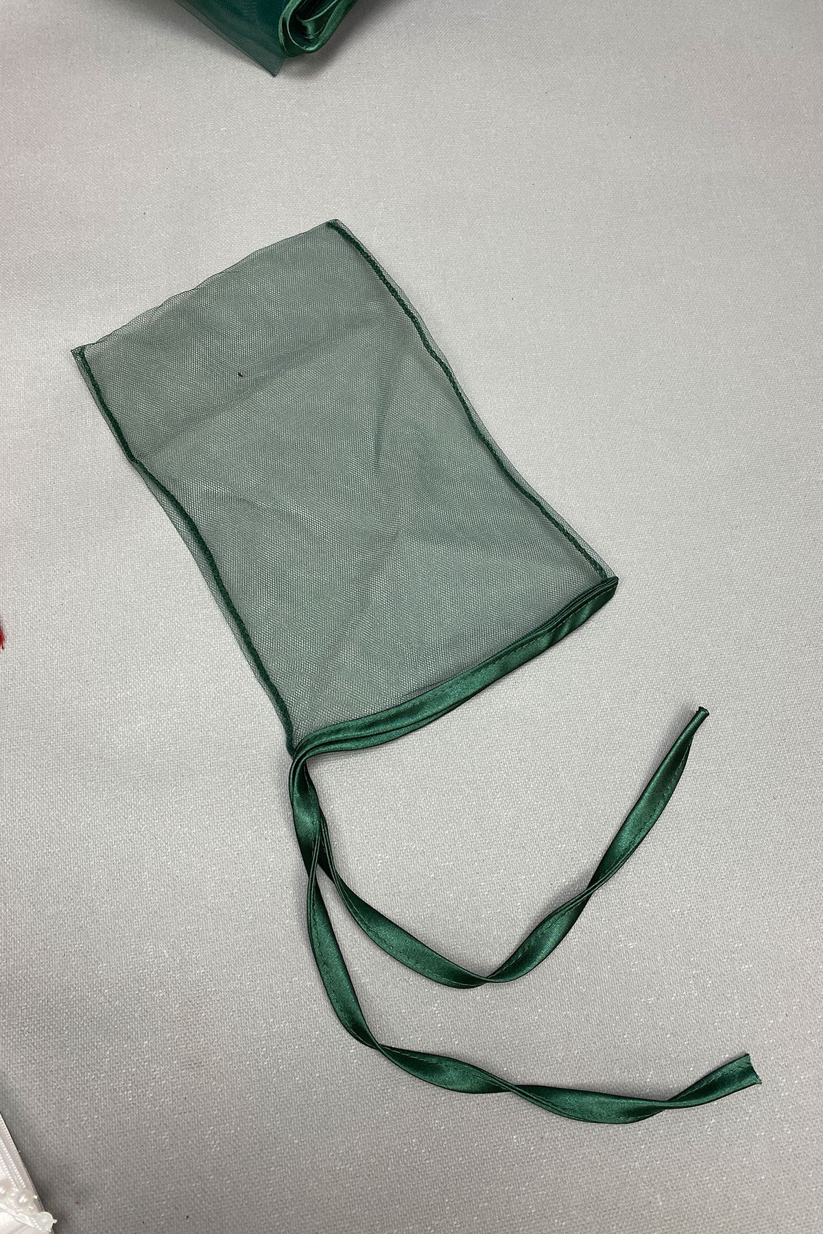 Simli Gelin Duvağı ve Biyeli Damat Örtüsü Takı Kurdele Seti