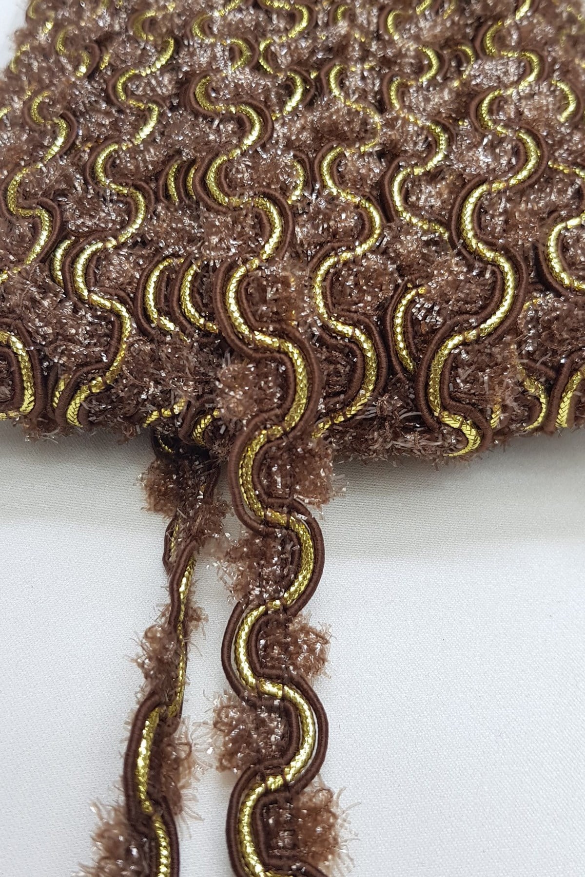 Brown Golden Yellow Glitter Water Stone 1,50 cm