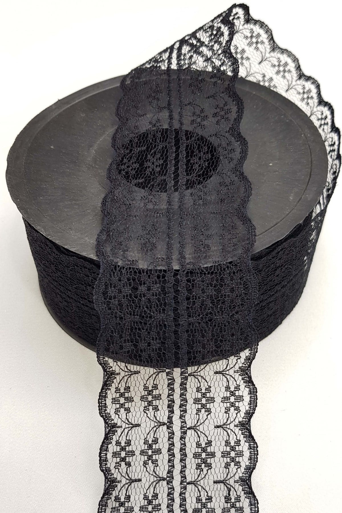 Siyah Çift Taraflı Dantel 5 cm