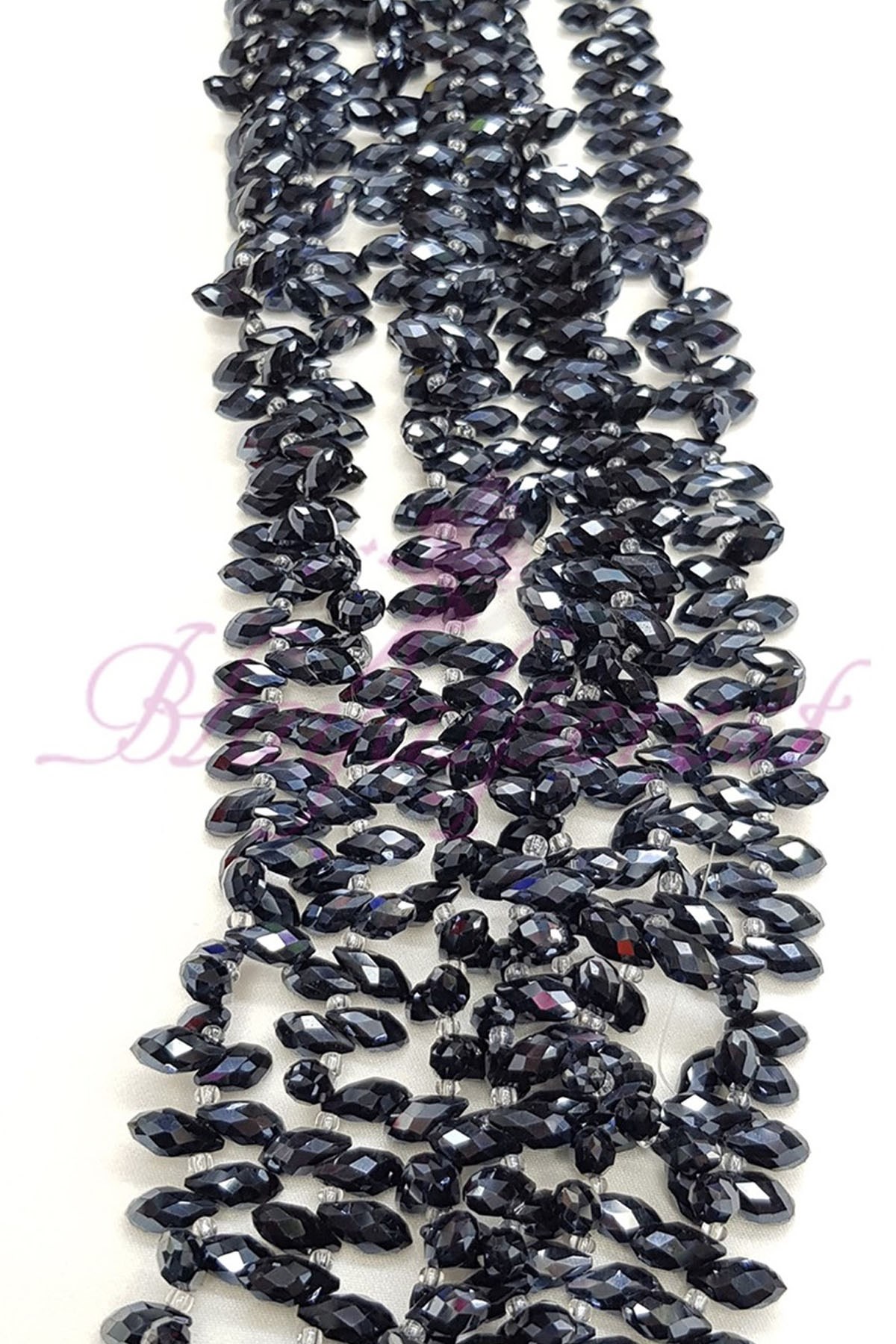 Black Color Array Drop Crystal
