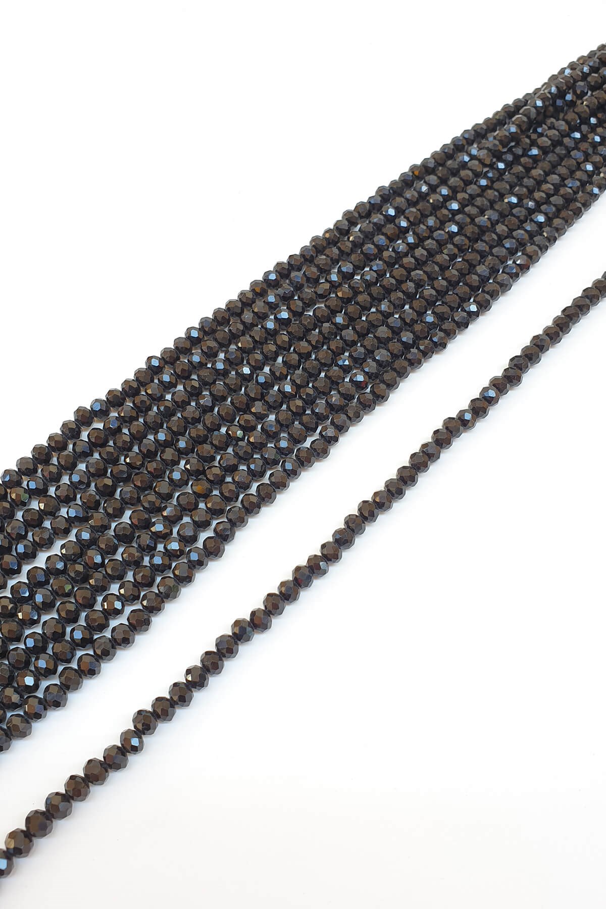 Black Crystal Beads 6 Mm