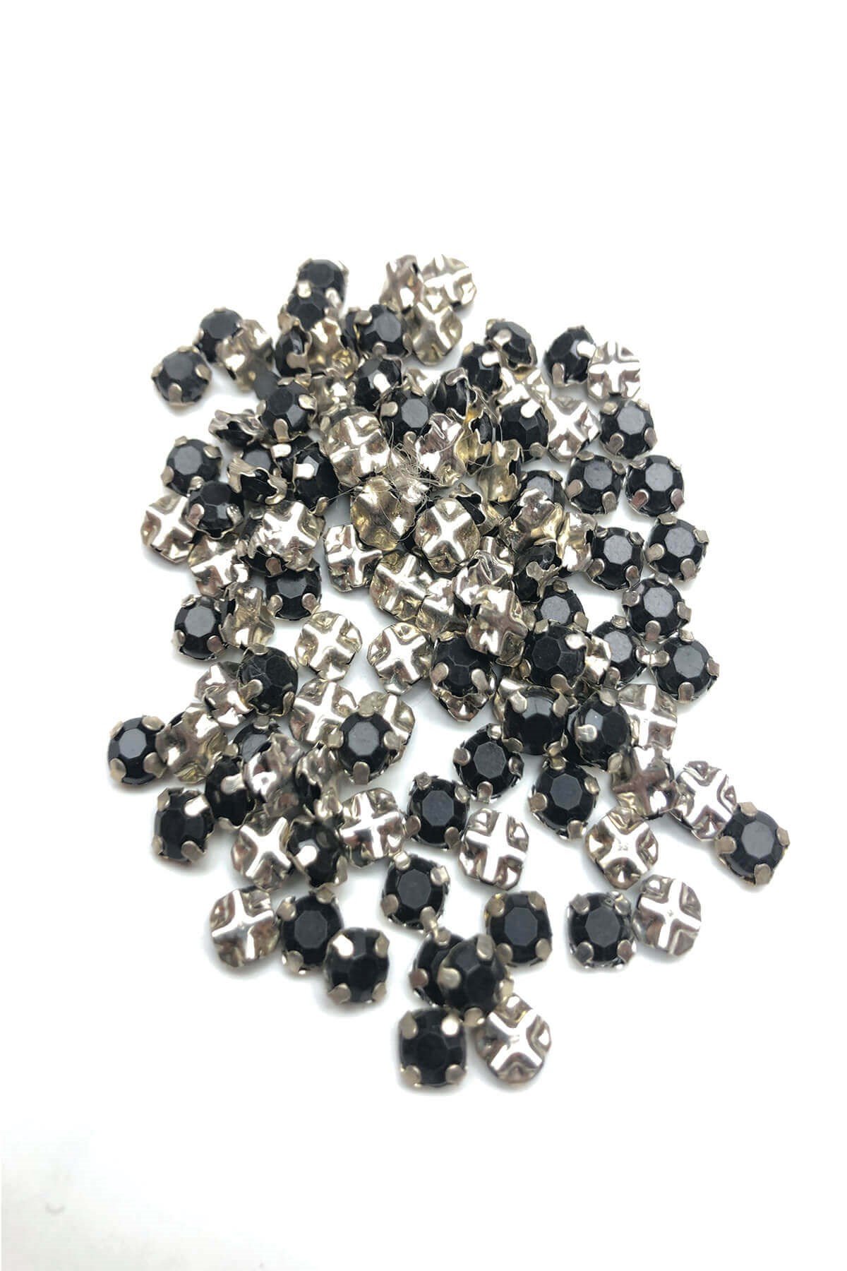 Siyah Küçük Kasalı Dikme Taş 25 adet